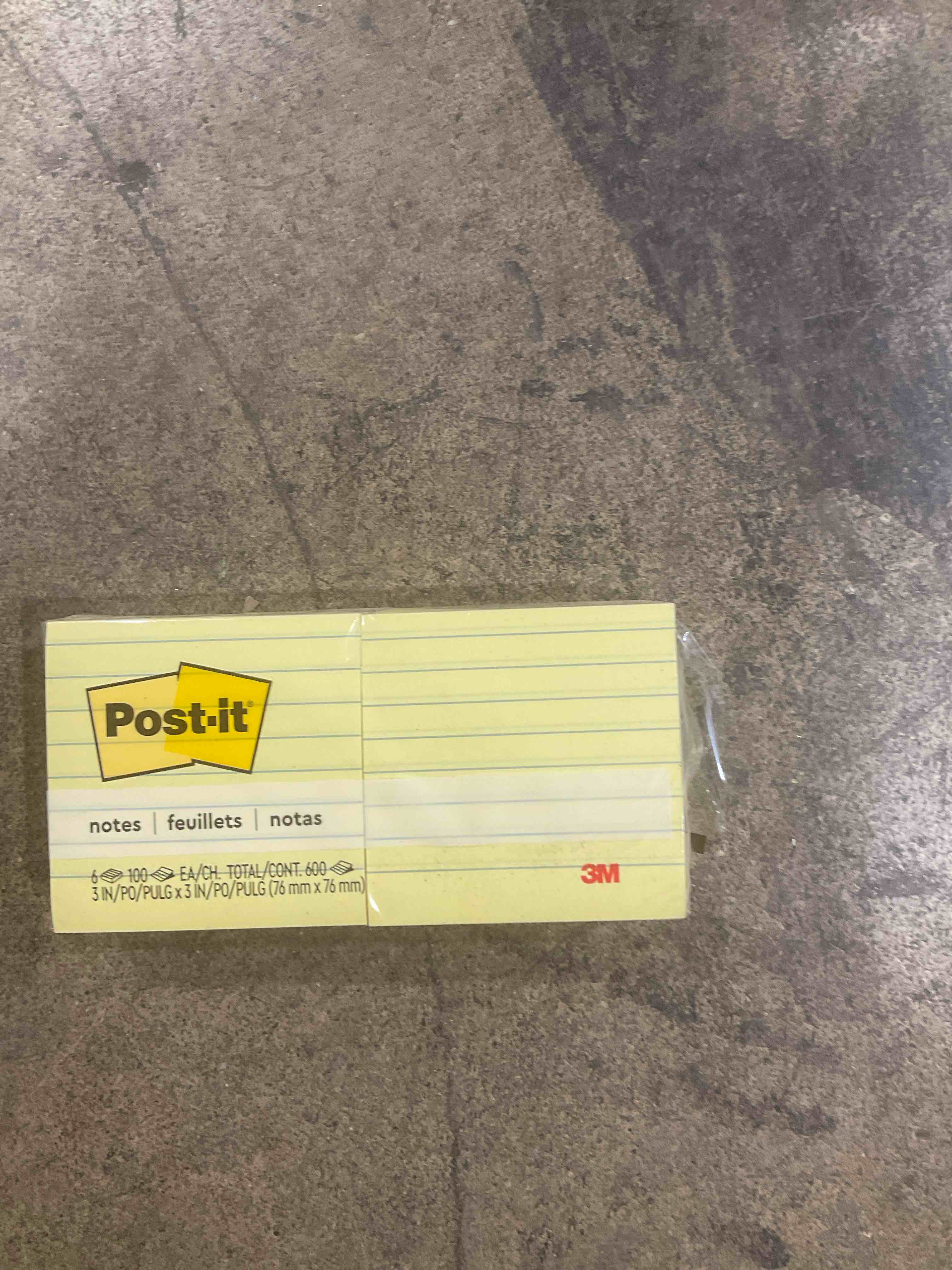 Condition photo showing New/Like New for Post-it Notes, 3x3 in, 6 Pads, America's #1 Favorite Sticky Notes, Canary Yellow, Clean Removal, Recyclable (630-6PK)