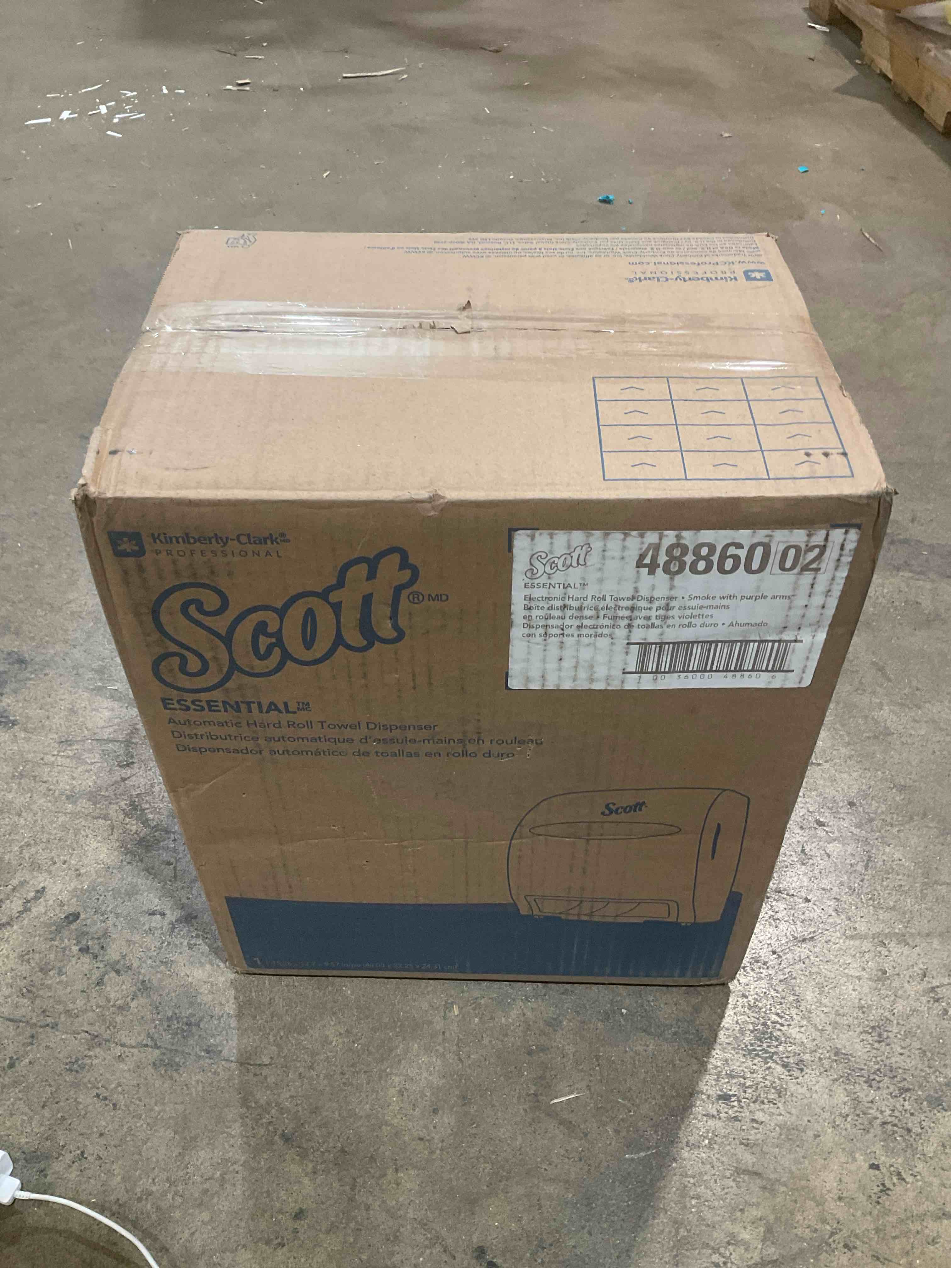 Condition photo showing New/Like New for Scott 48860 Essential System Hard Roll Towel Dispenser