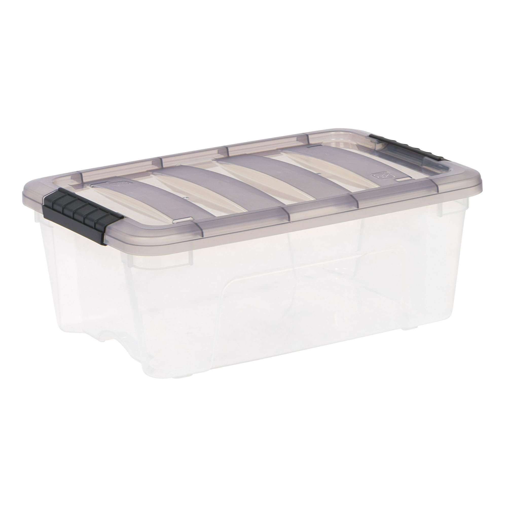 4.8 stars out of 61 reviews (4.8)| 61 IRIS 12.95 Qt. Plastic Storage Bin with Lid, Stackable Storage Containers, Tote