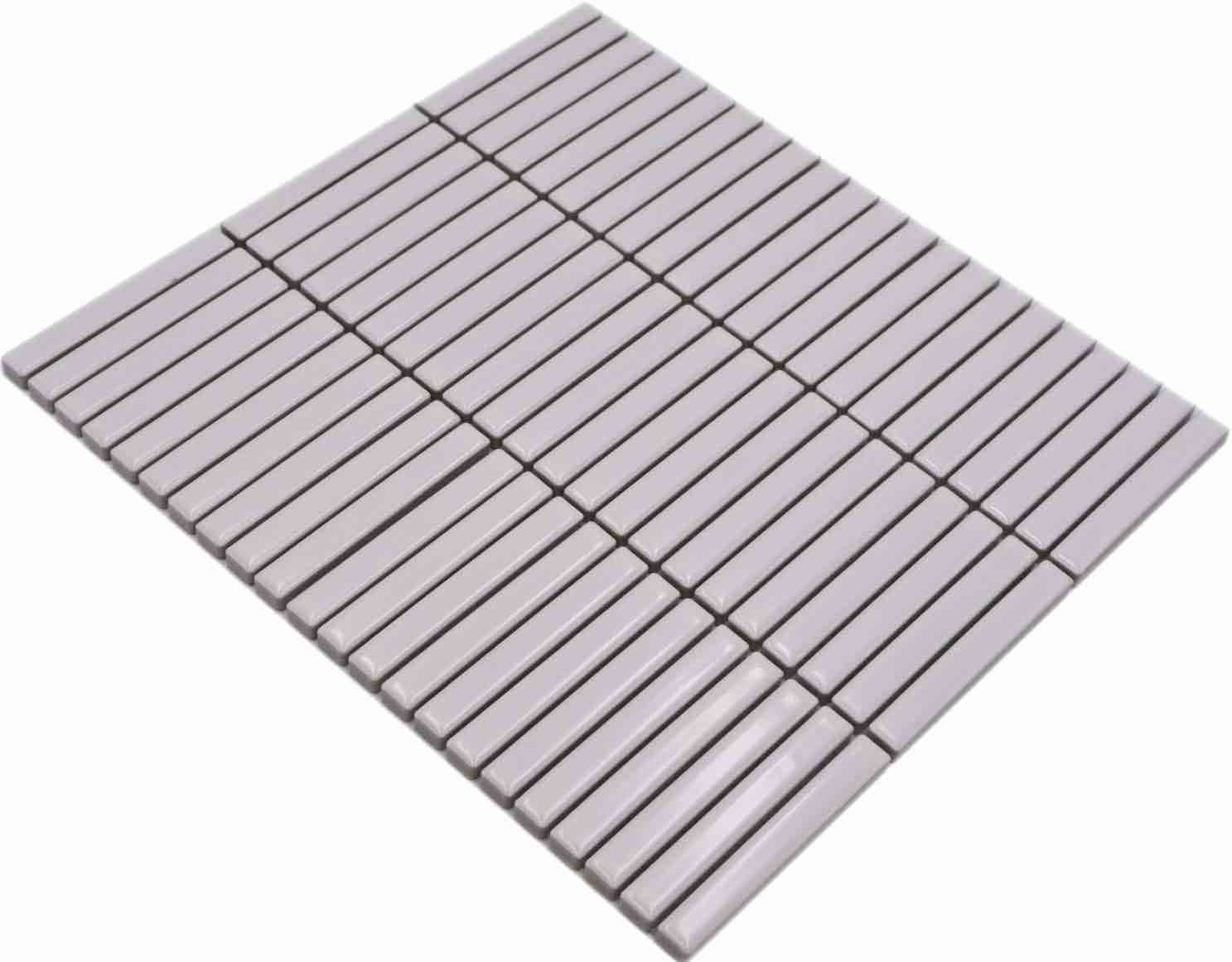 Ceramic Mosaic Sticks Ceramic Mosaic Tiles White Glossy Wall Kitchen Bathroom Shower