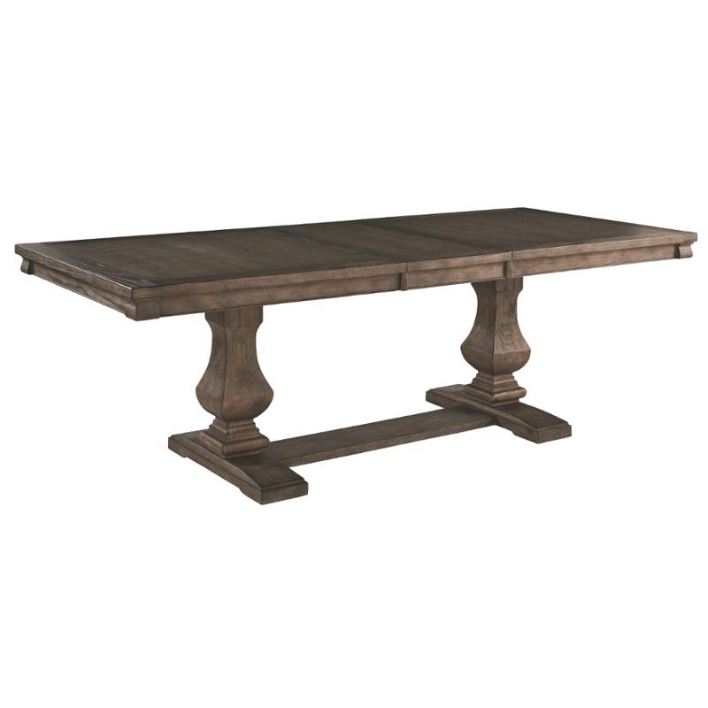 d776-55t ashley furniture johnelle rectangular dining room extension table  incomplete 