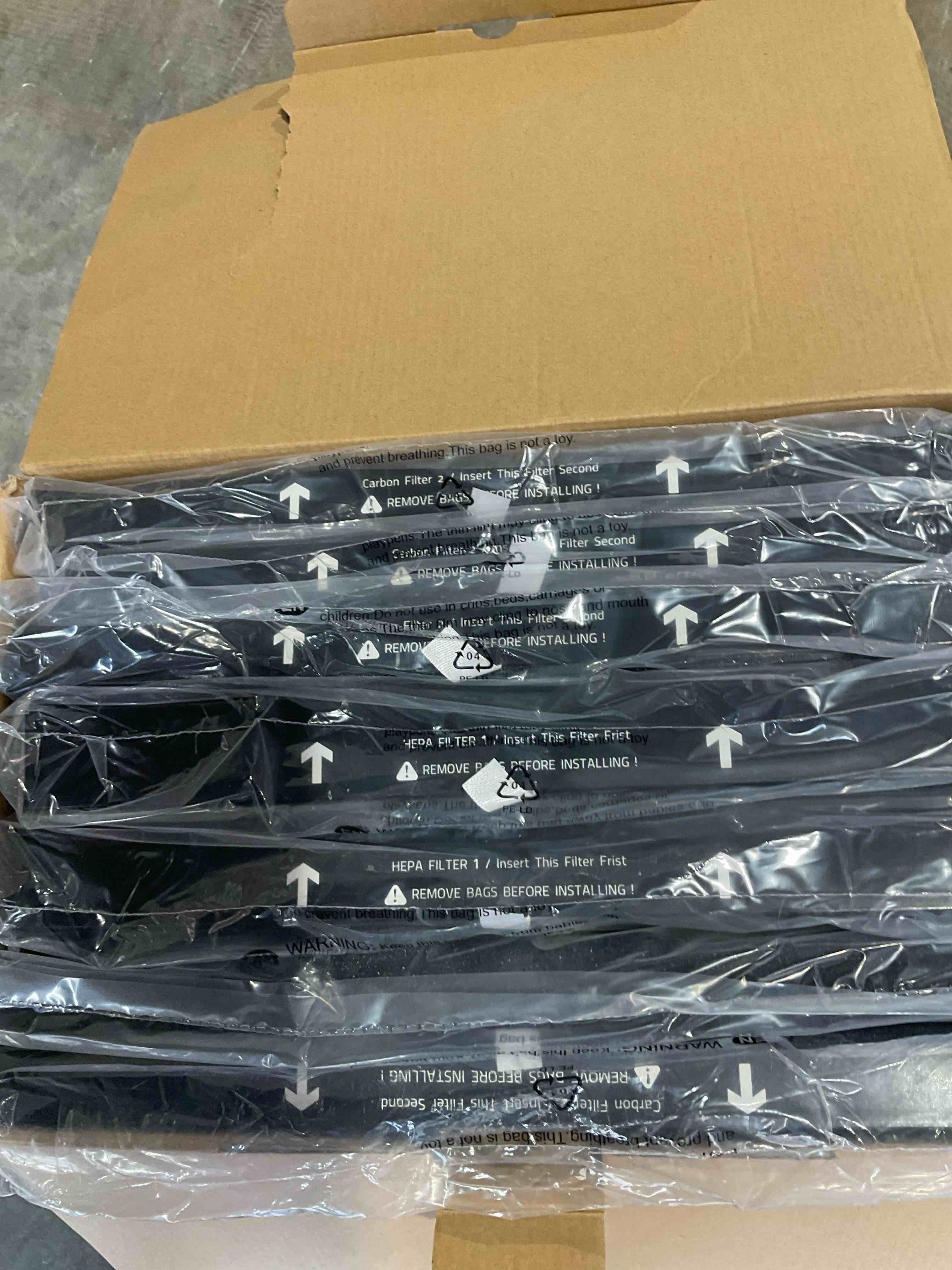 Condition photo showing New/Like New for ad3000 replacement filter compatible with air doctor 3000/3000m/3000pro air purifier, 2 main filter & 2 carbon filters with 4 pre-filters (not for ad3500)