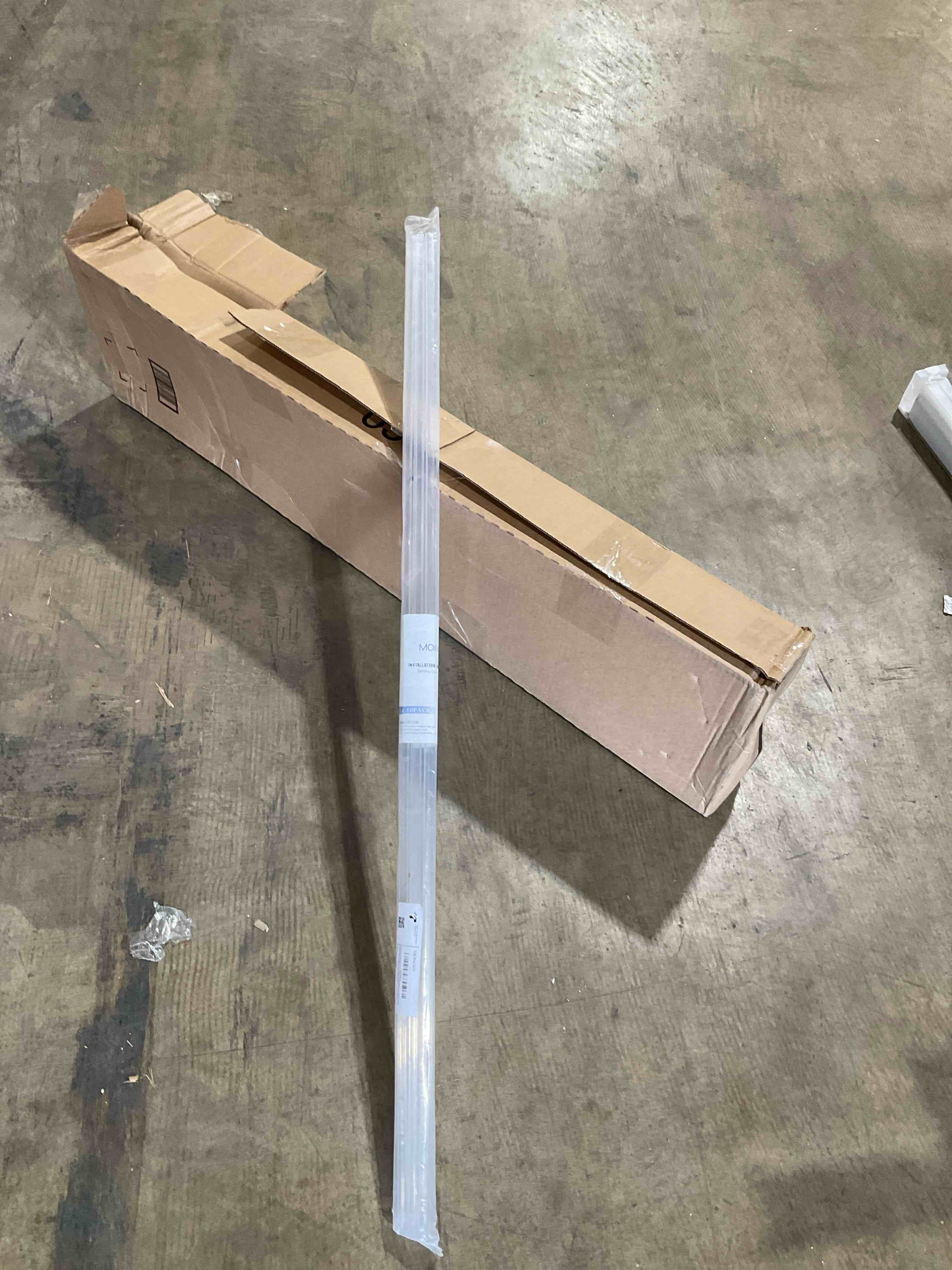 Condition photo showing Good Condition for monoid drawer edge protector, slip-on clear table corners guards, door kitchen furniture bumper, prevent wear, impact protection, ease to cut, 3/4" thick, 24" length – clear, pack of 5