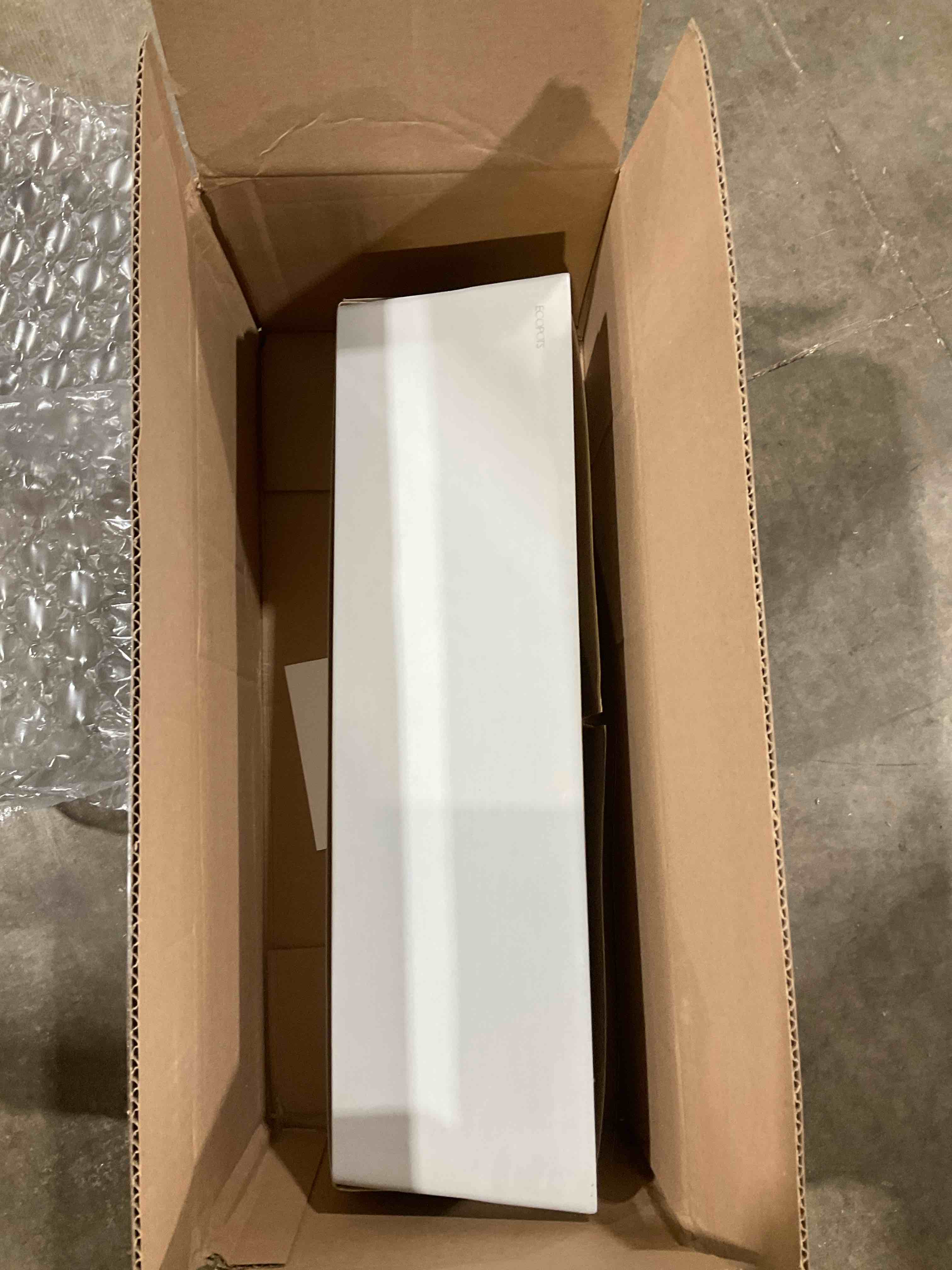 Condition photo showing New/Like New for care & accessories ecopots rectangular wall hanging pot - 22" m 7"