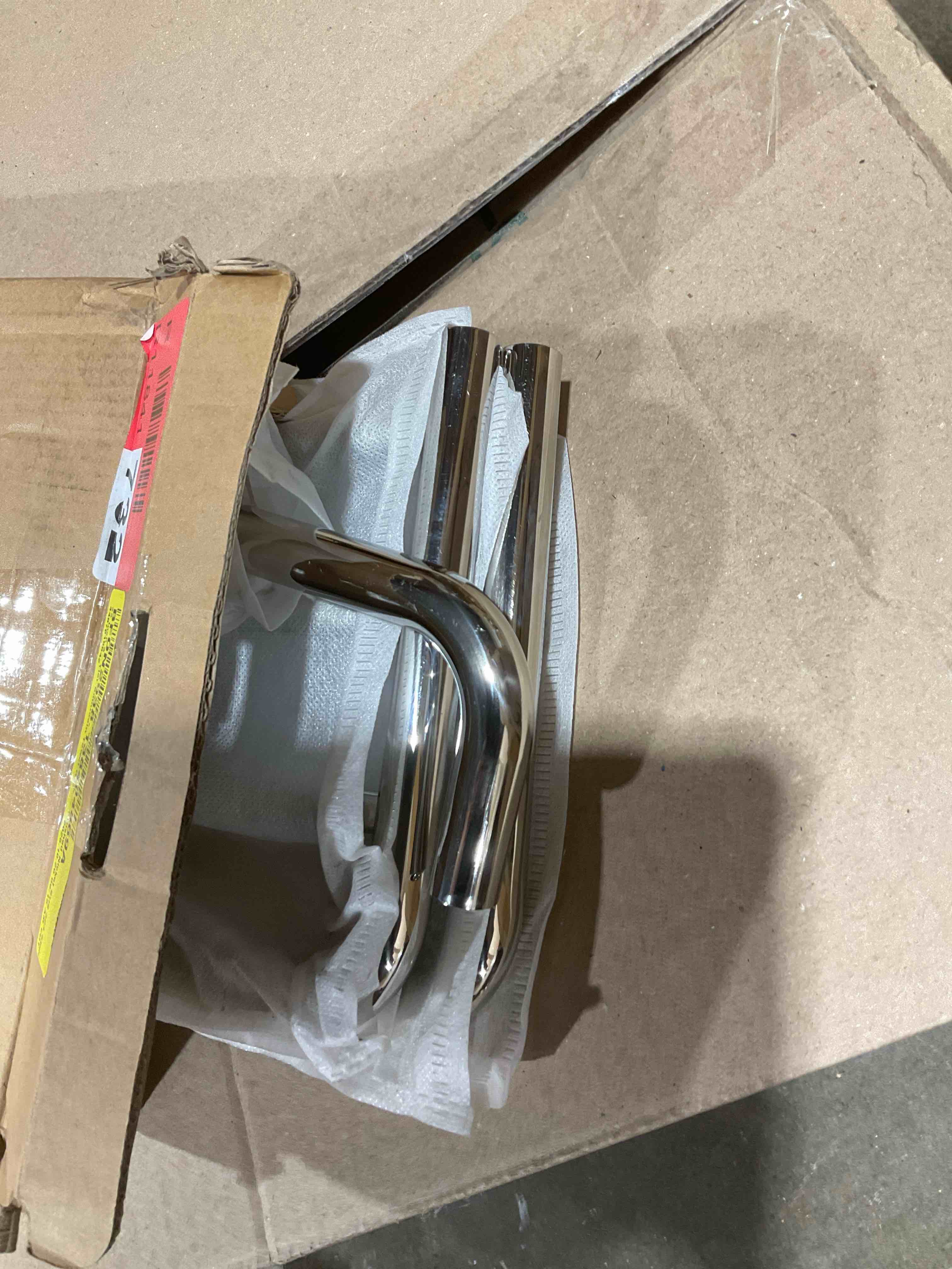 Condition photo showing New/Like New for towel rack for bathroom, dewvie 23 inch tower holder with tower bars, sus 304 stainless steel lavatory bath towel shelf towel hanger wall mount, 3-tier (brushed nickel) brushed nickel 23 inch 3 tier
