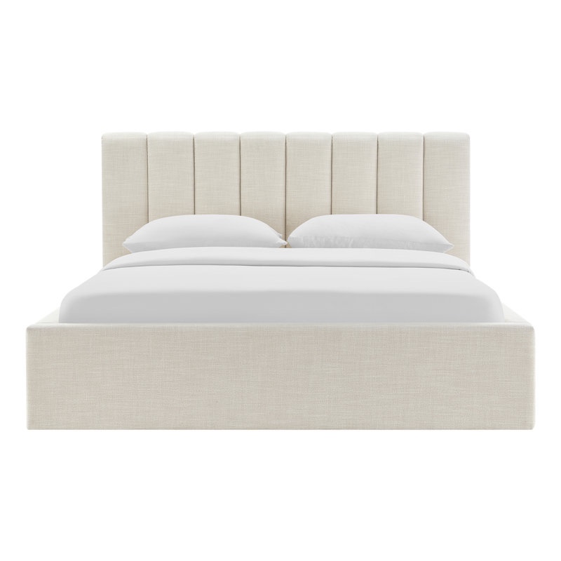 Condition photo showing New/Like New for delmar upholstered platform bed