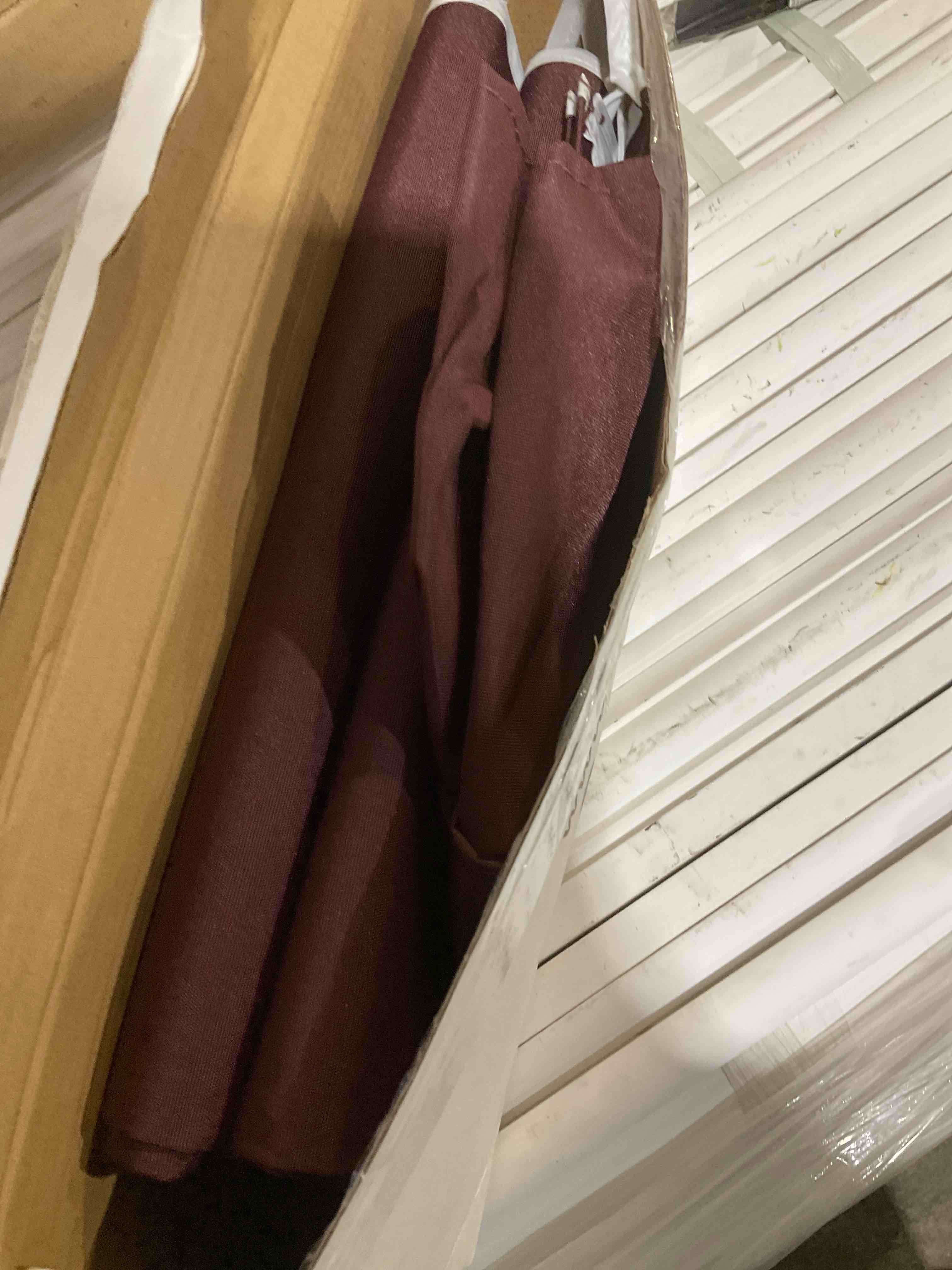Condition photo showing Good Condition for aleko protective awning cover - 12 x 10 feet - burgundy