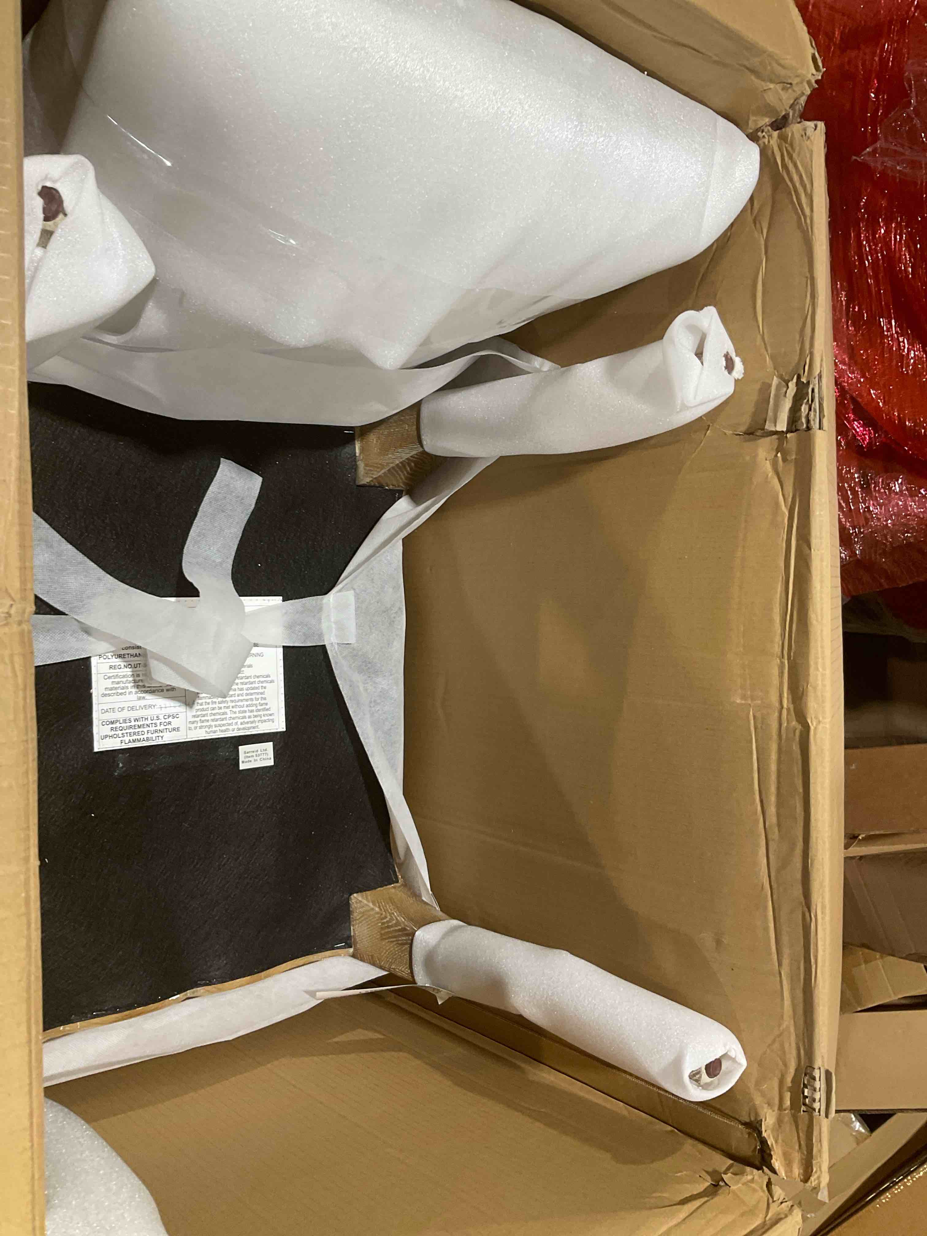 Condition photo showing New/Like New for sarreid ltd set of 2 thorne side chair in beige 53777