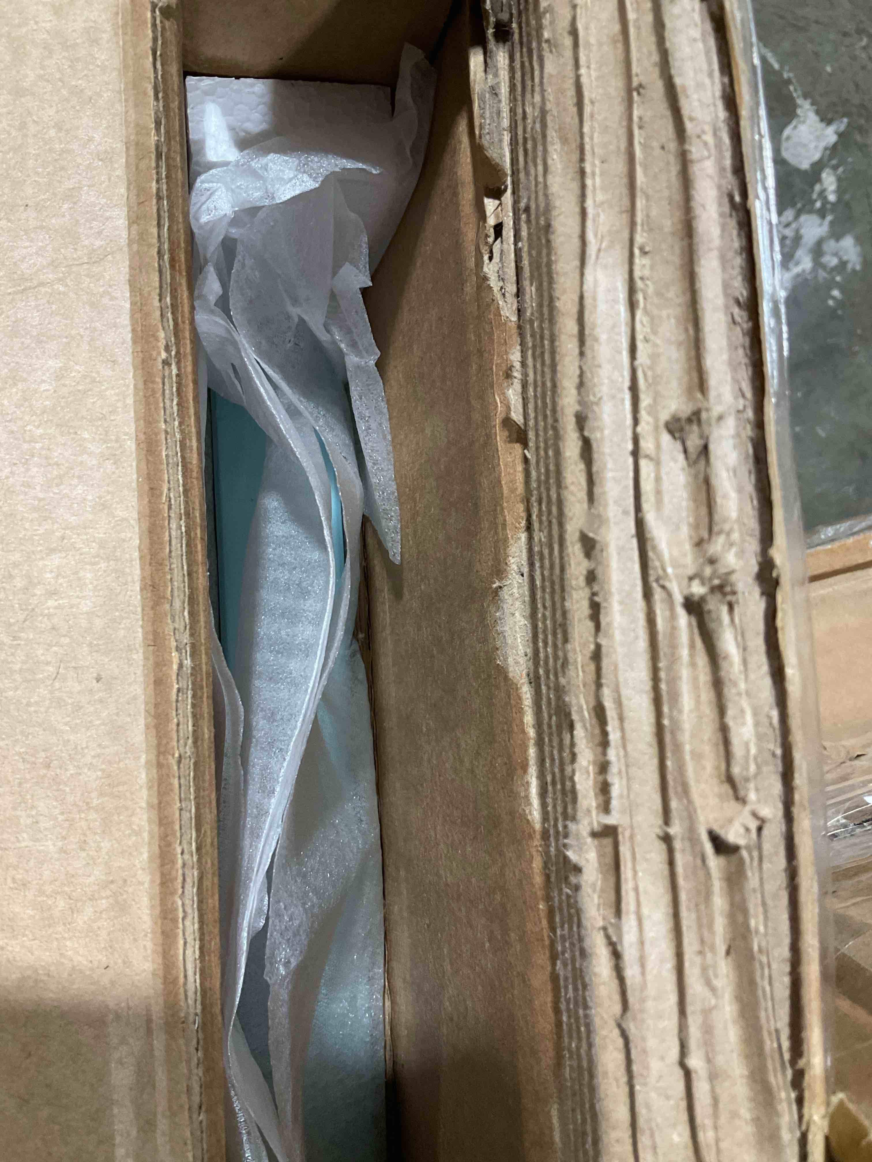 Condition photo showing New/Like New for bryannah 100% solid wood modular kitchen pantry raised panel double door kit