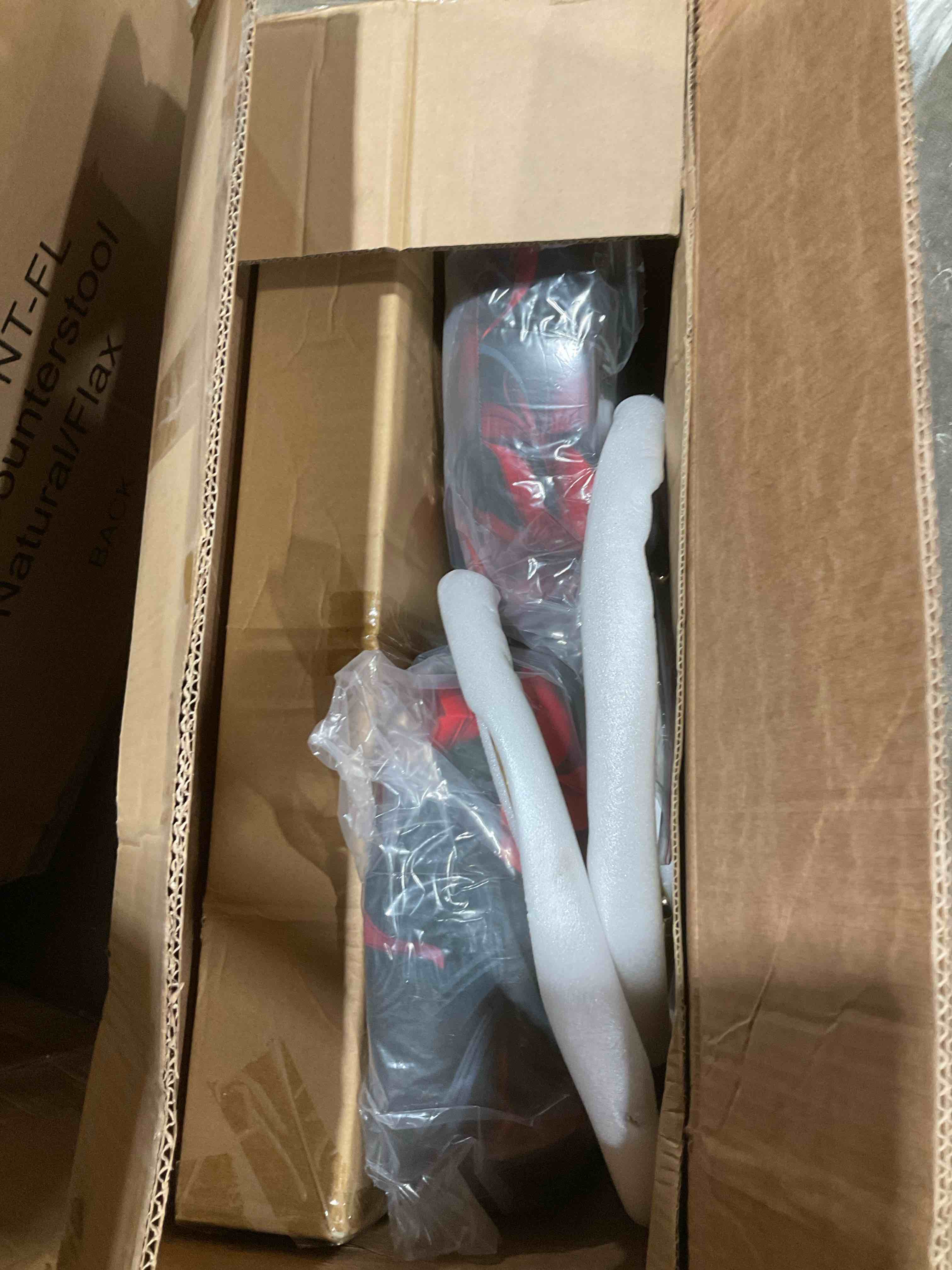 Condition photo showing New/Like New for noir illusions moody patterns - damask bar stools set of 2