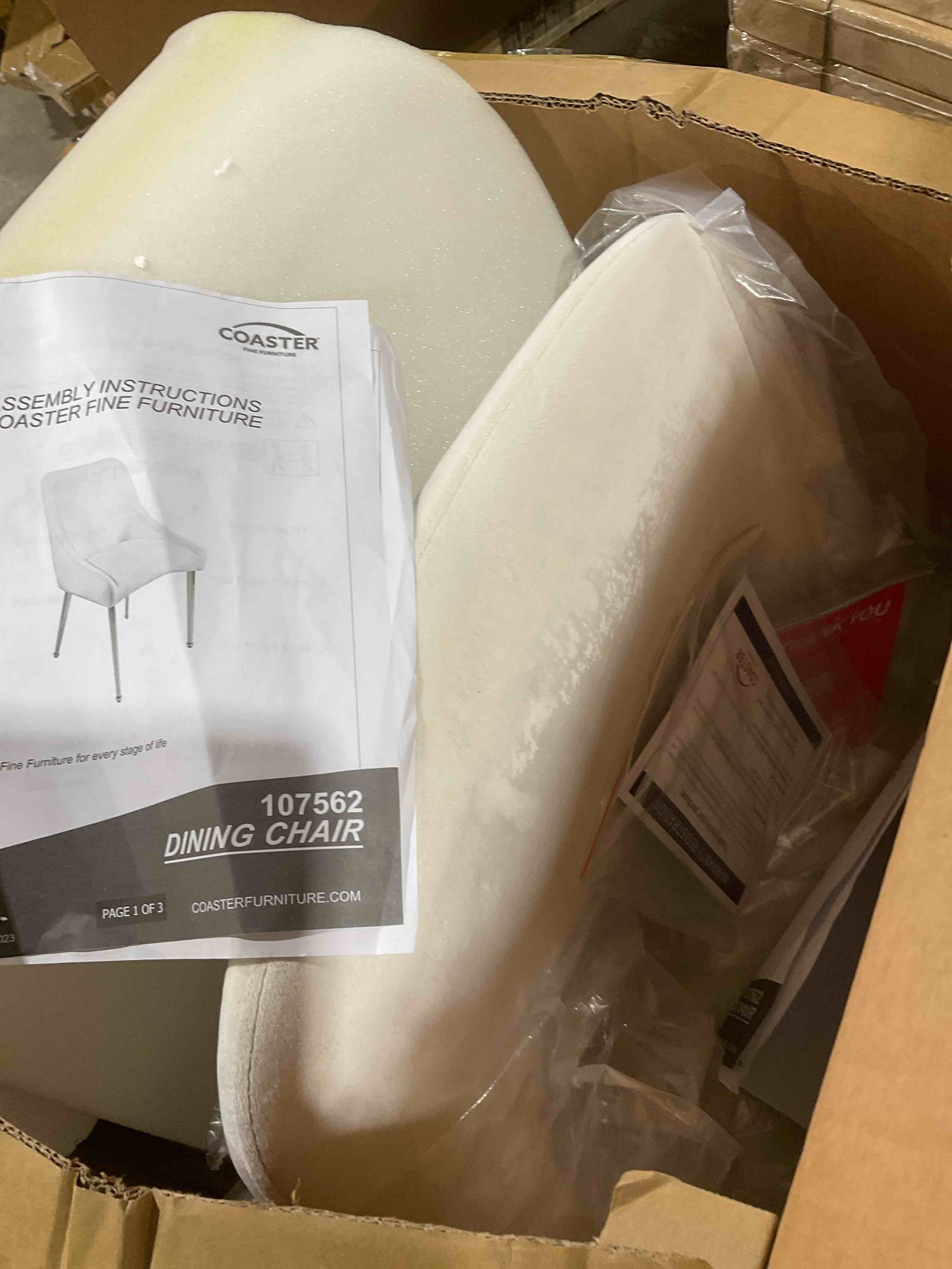 Condition photo showing New/Like New for adochr velvet dining chairs set of 2, modern upholstered kitchen chair with pull handle & pleated back, mid century accent chair with gold metal legs for vanity,dining,kitchen,living room, beige