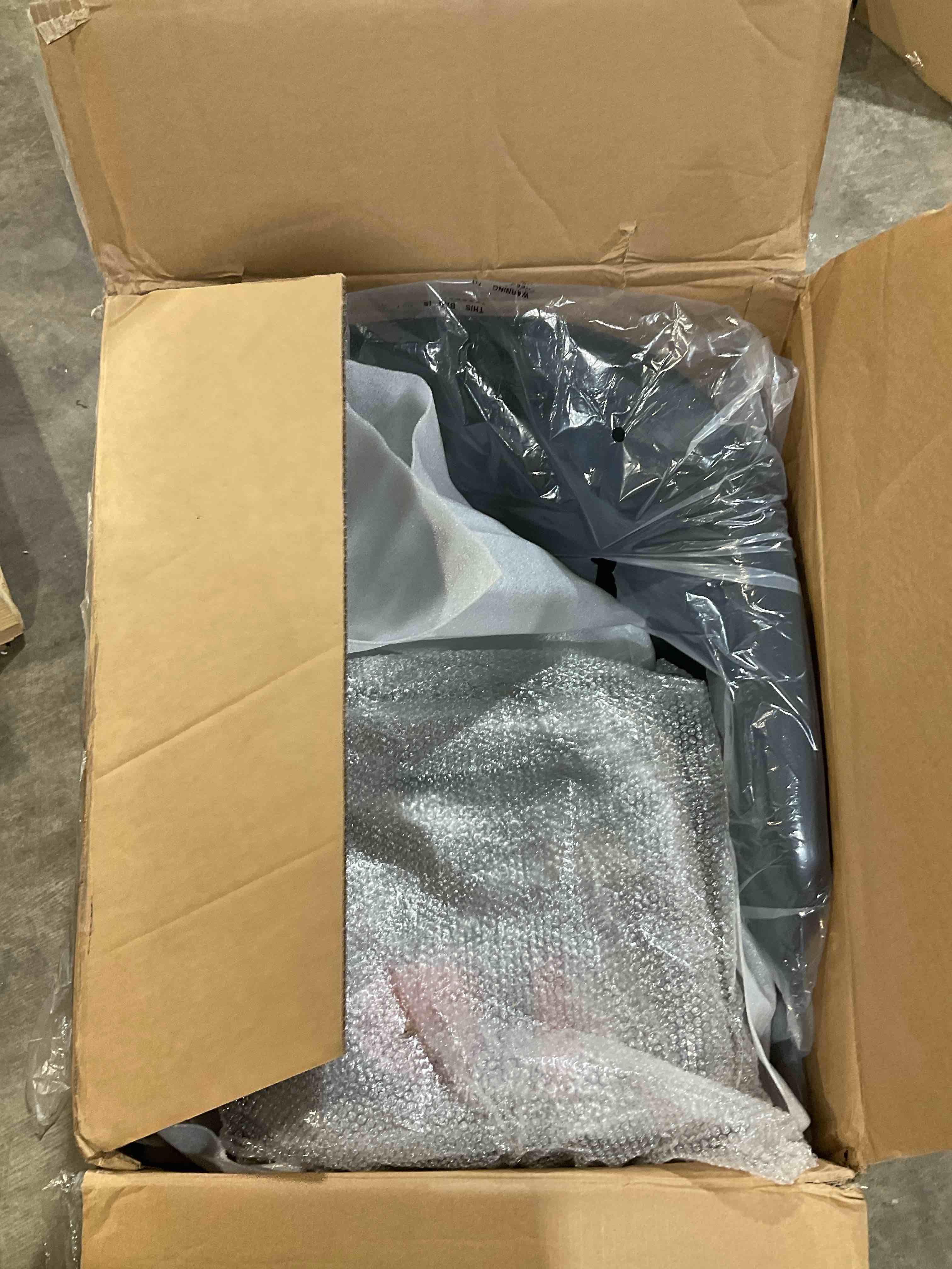 Condition photo showing New/Like New for brida upholstered counter stool with solid one piece 