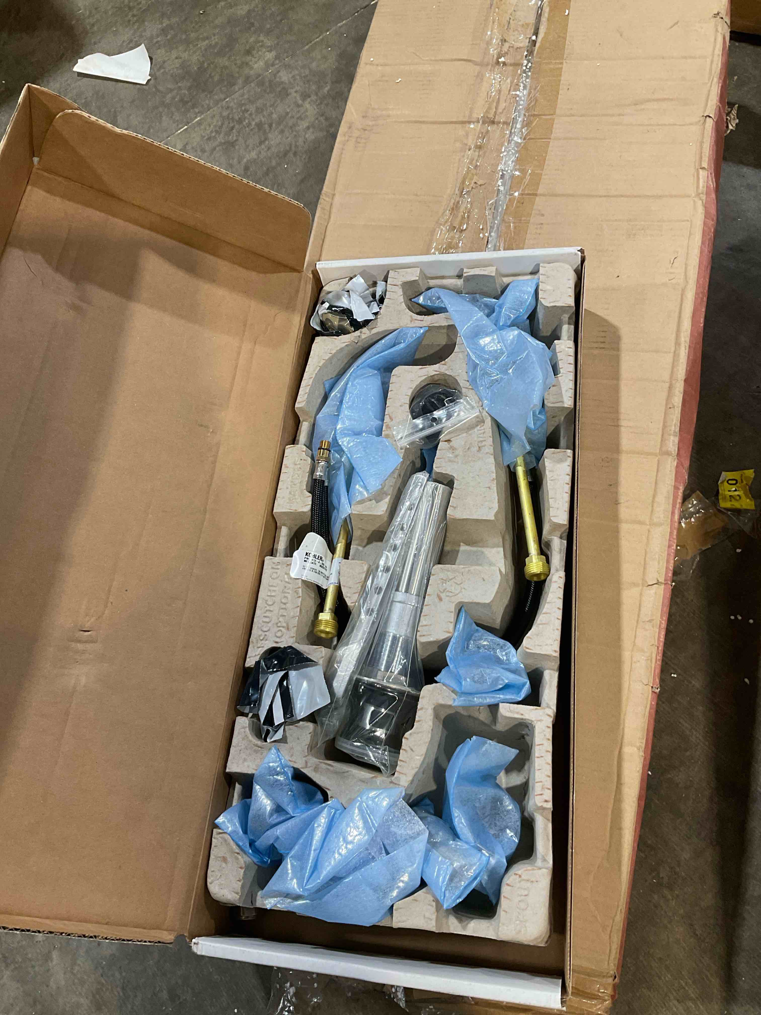 Condition photo showing New/Like New for kohler devonshire k412-4 vertical spray bidet faucet