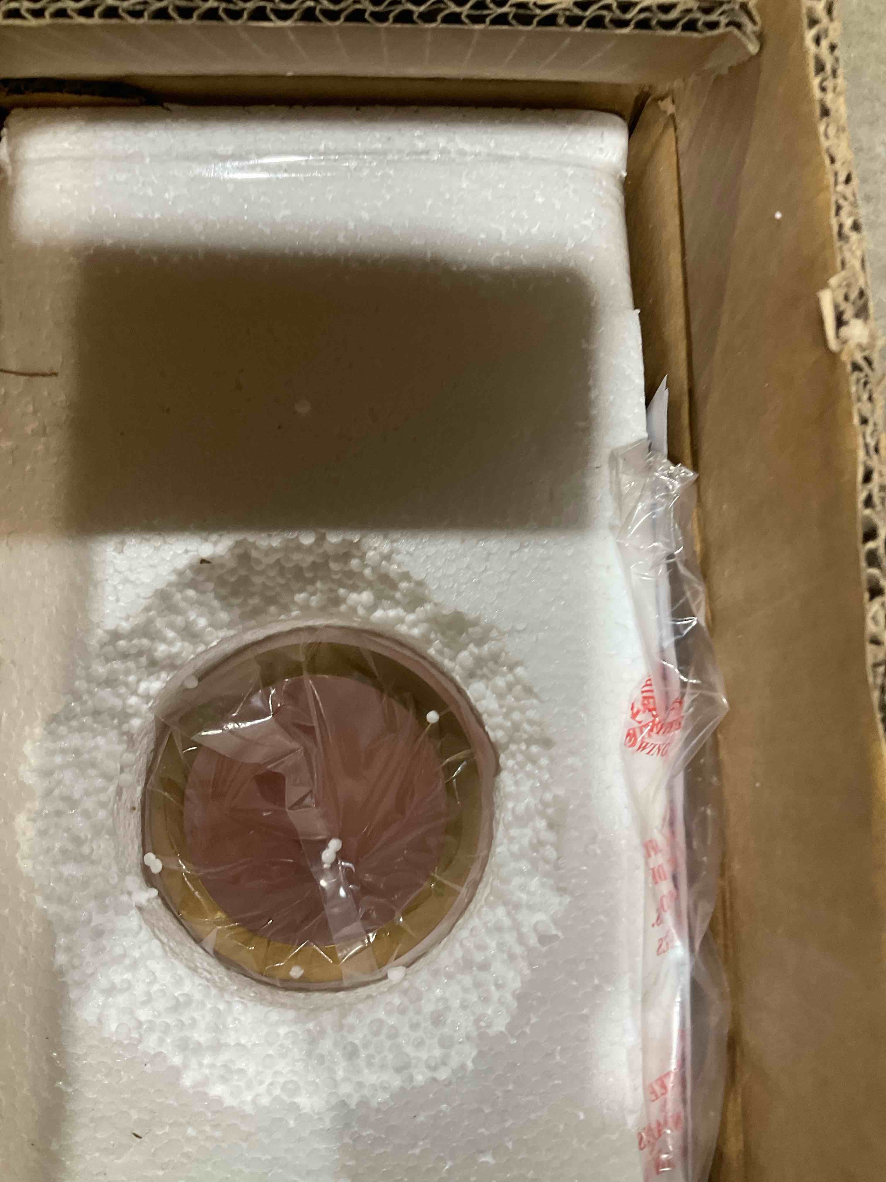 Condition photo showing New/Like New for ashley harbour bryony 2-light aged brass wall sconce