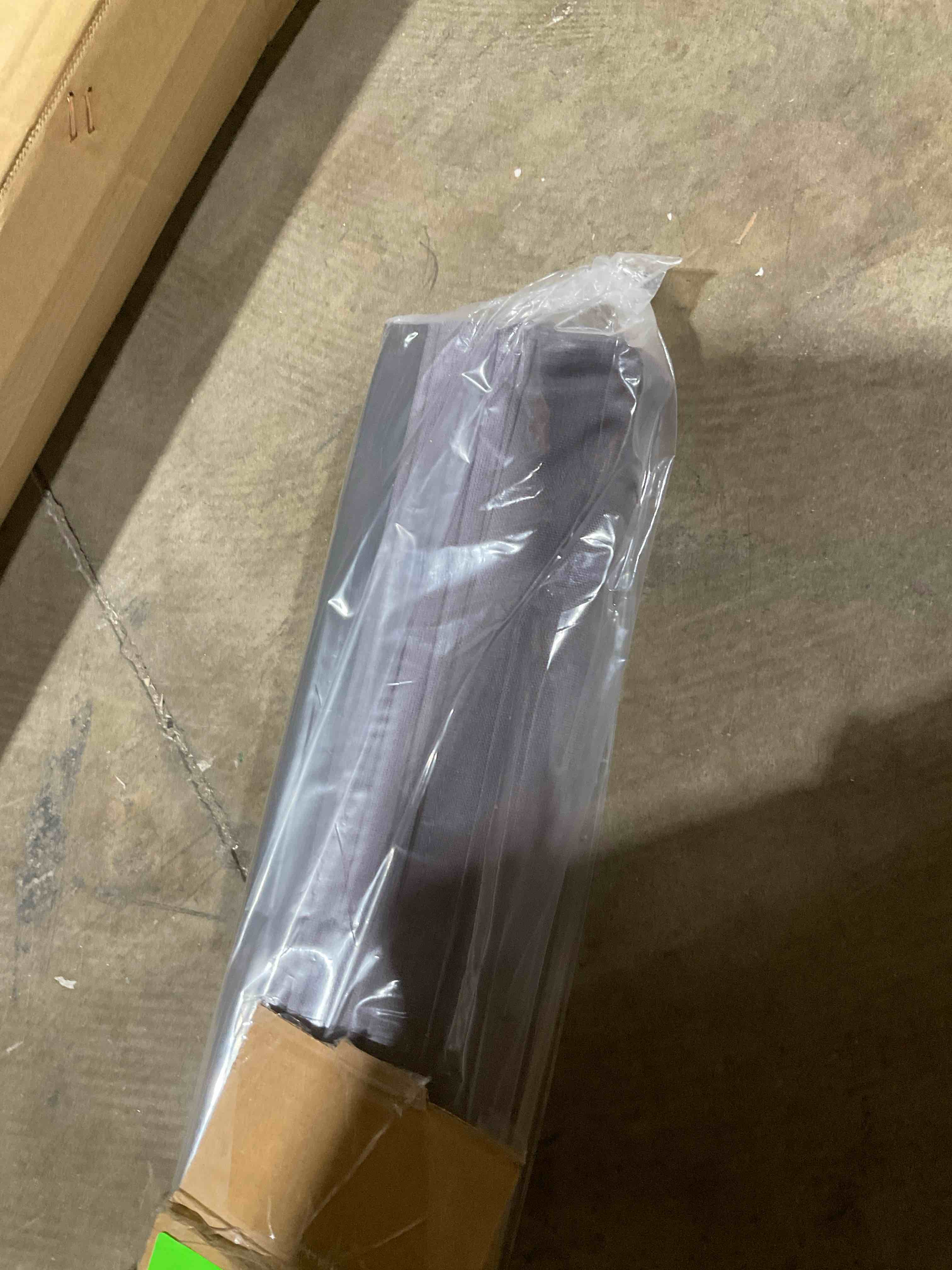 Condition photo showing New/Like New for boolegon blackout roller shades for windows,cordless,linen fabric,roller blinds,thermal insulated fabric uv protection,window shades for home,office,bedroom,door,blackout-gray,custom size