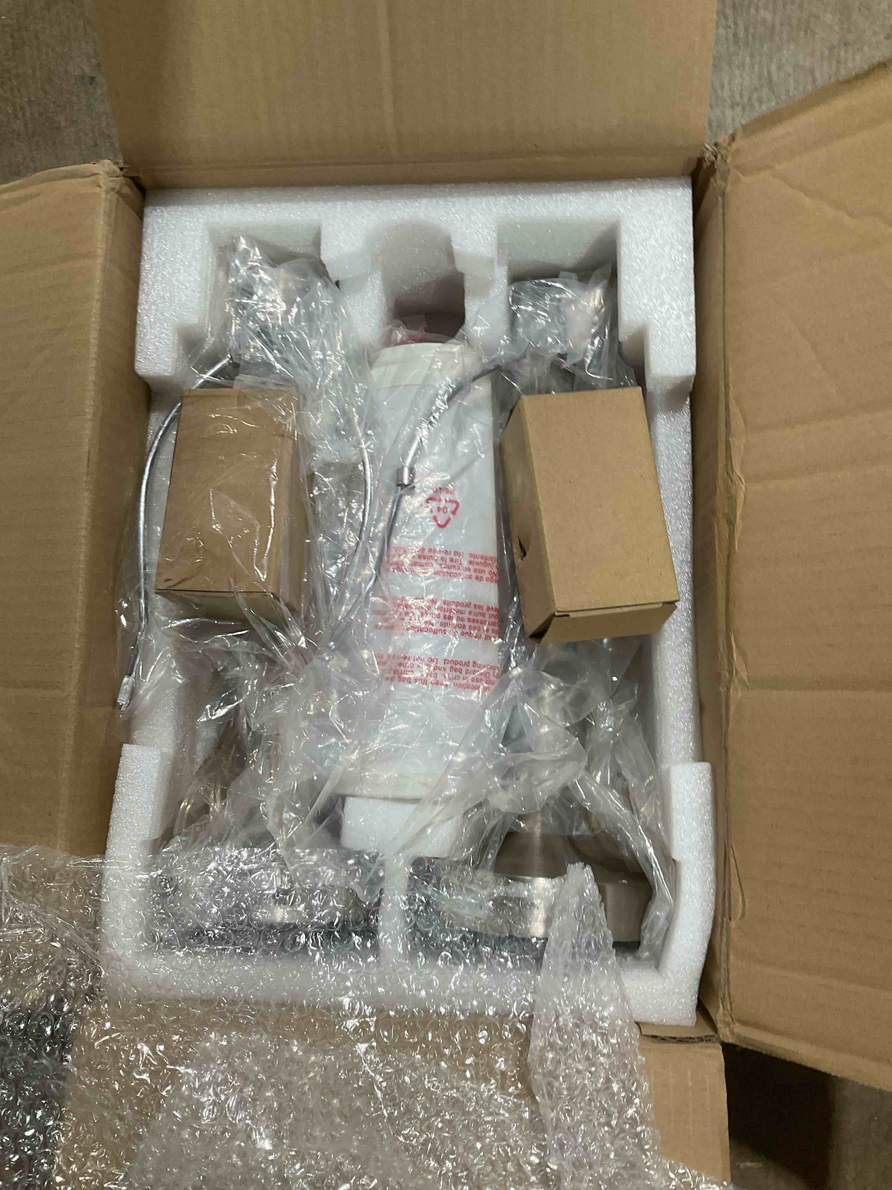 Condition photo showing New/Like New for abdul-quddus 22" touch dimmable metal bedside table lamp with  