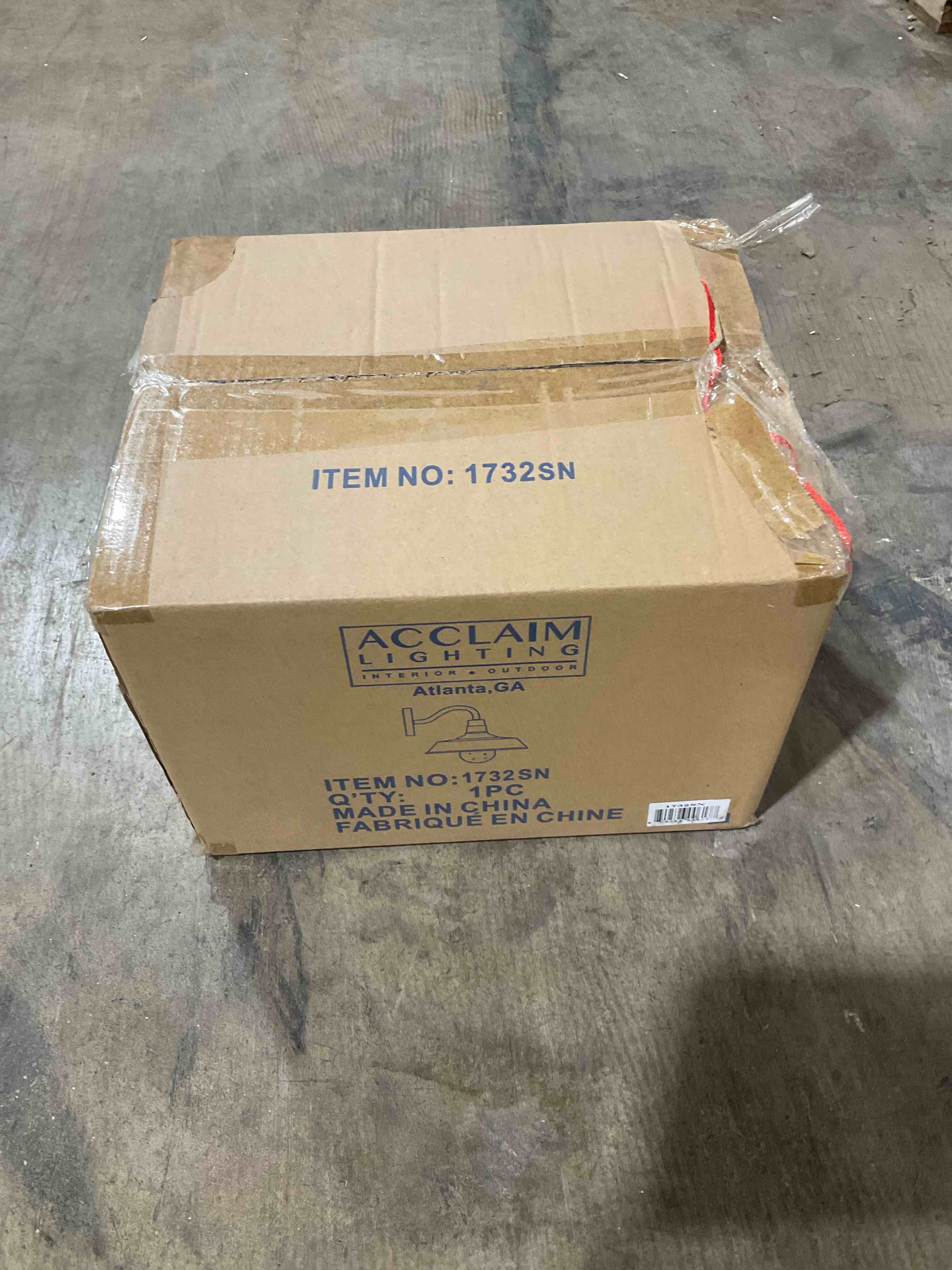 Condition photo showing New/Like New for acclaim lighting 1732 burry 1 light 11  tall outdoor wall sconce