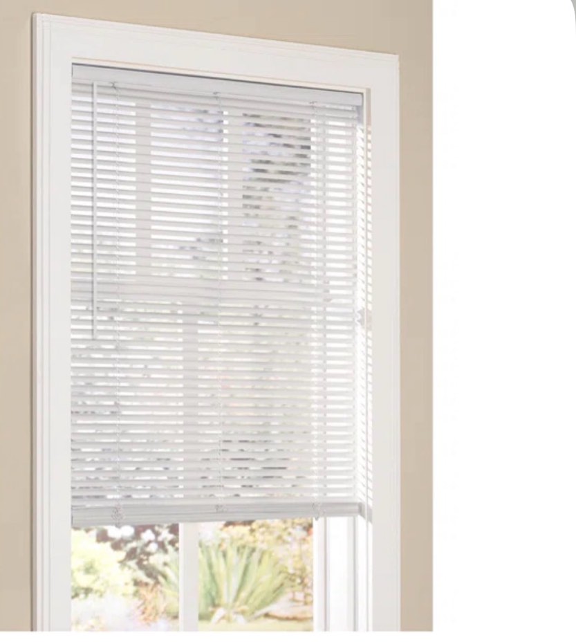 Charlton Home Room Darkening 1-inch Vinyl Mini Horizontal/Venetiar