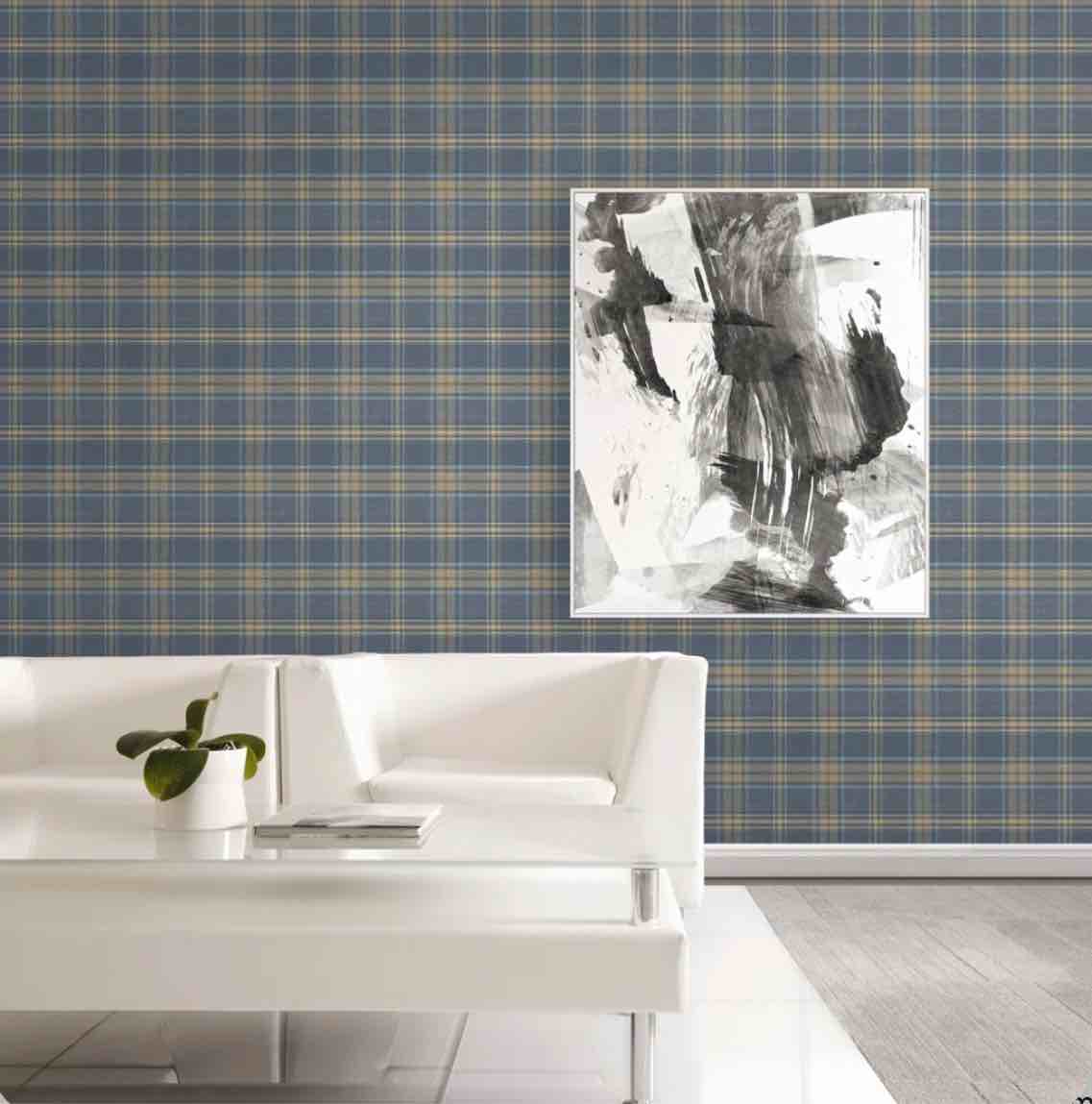 Coraine Plaid Double Roll 