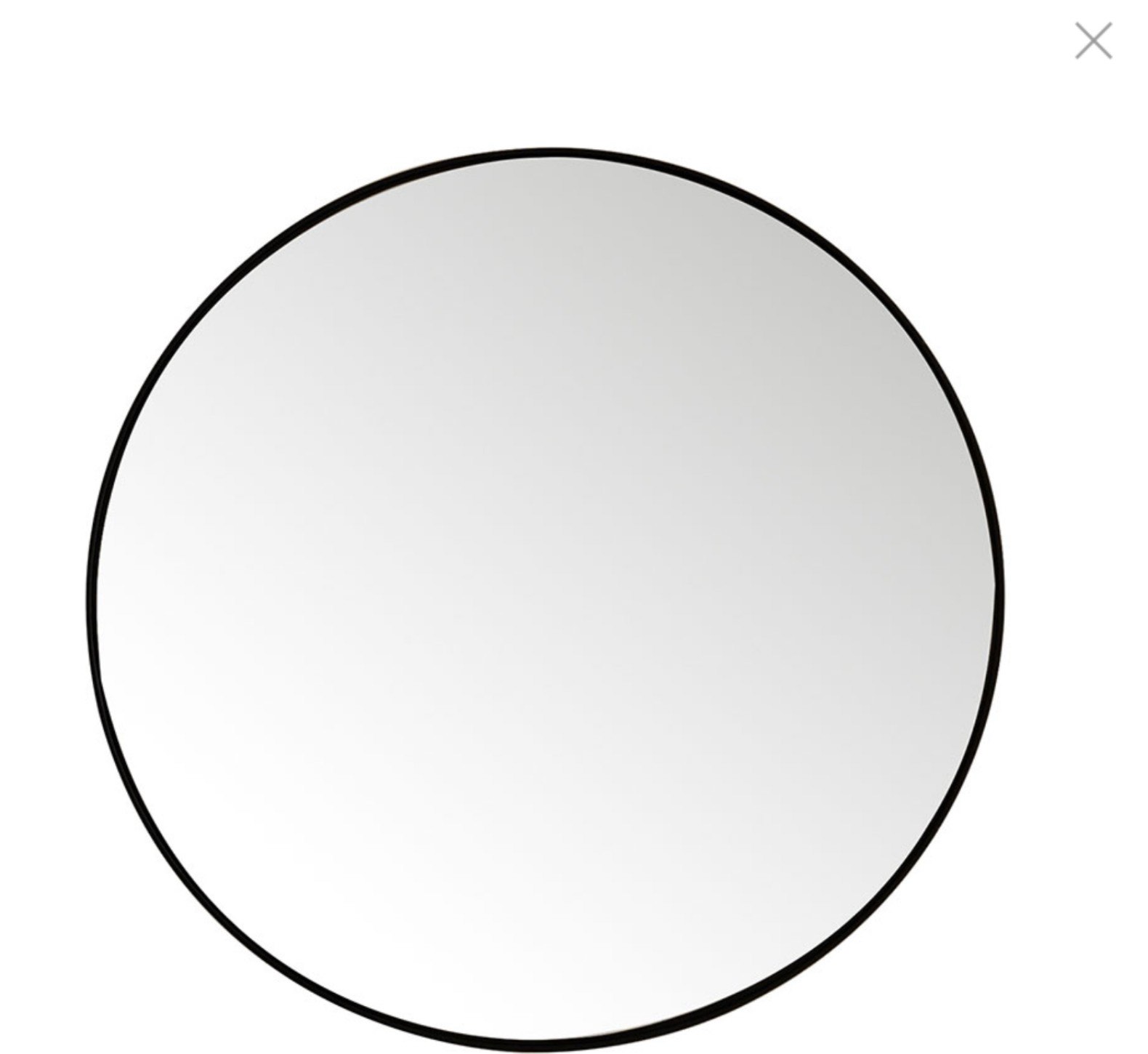 Round Metal Framed Wall Mounted Bathroom Vanity Mirror