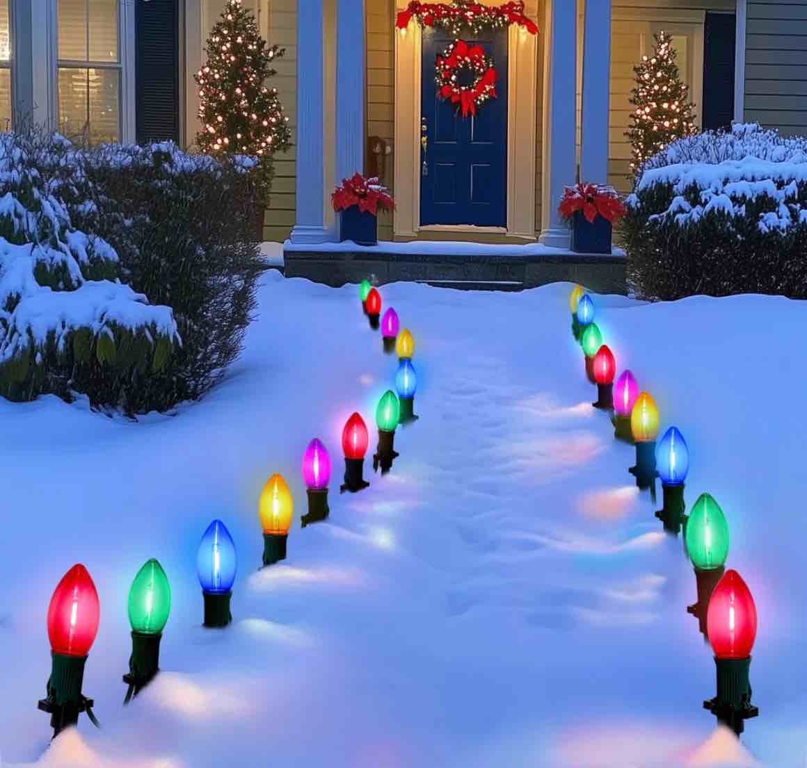 Karrena Electric 45FT 30 - Light C9 LED Christmas String Lights with 