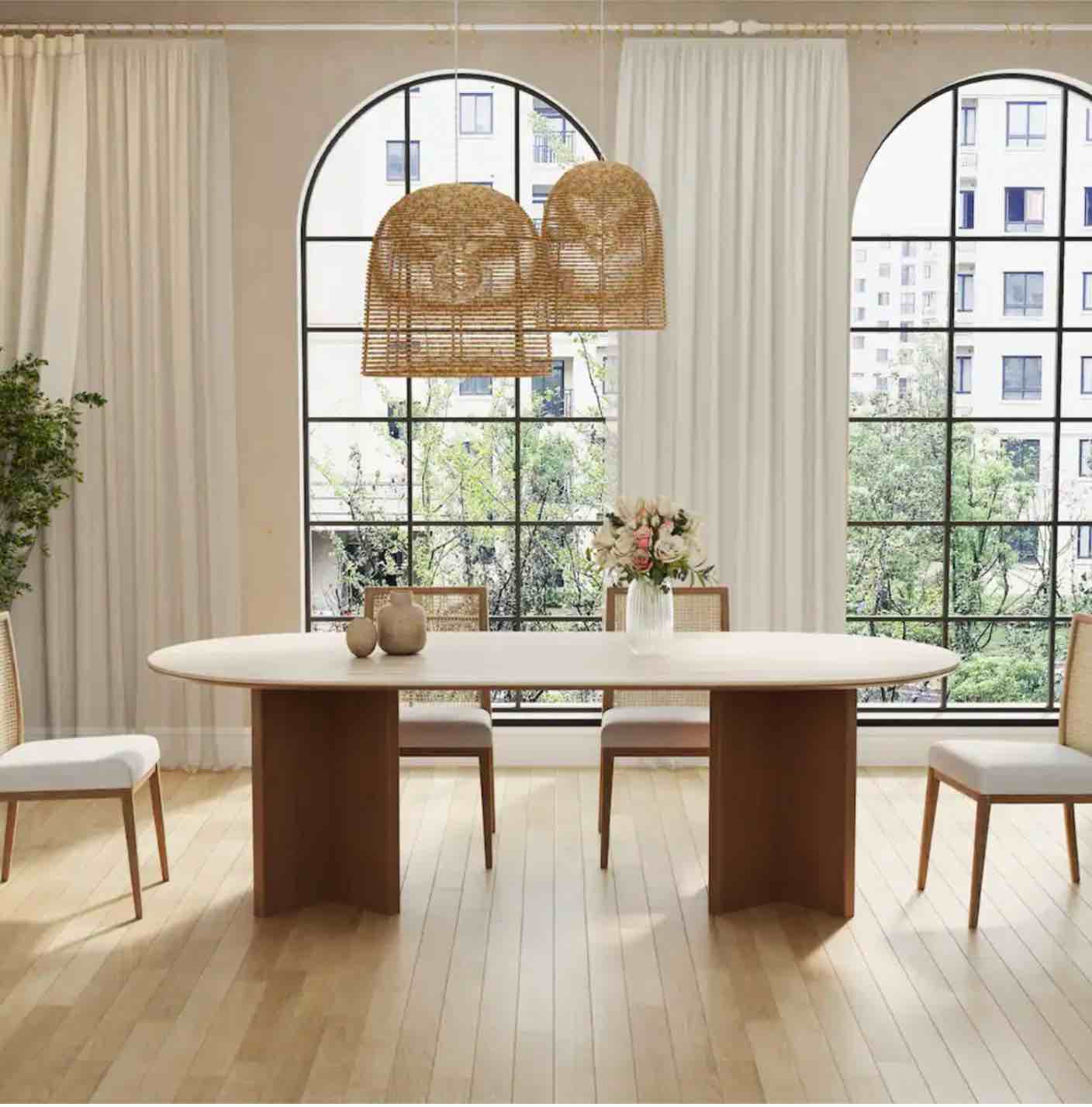 Morden 71" Rectangular Dining Table