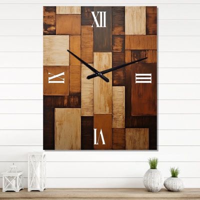 Brilliance Symetry 1 - Abstract Shapes Wall Clock
