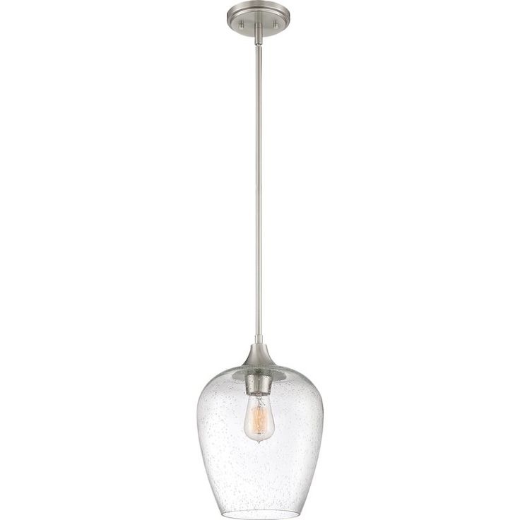 Shropshire 1 - Light Brushed Nickel Single Pendant 