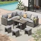 Outdoor Patio Set in Grey