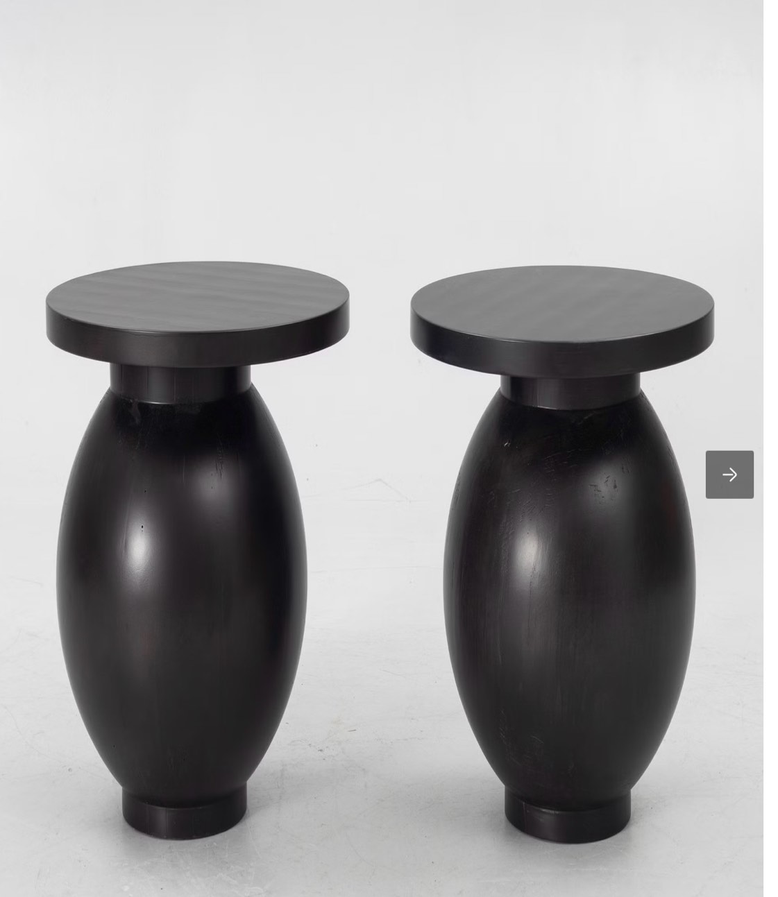 Eva-Lotta Axelsson, a pair of 'Notkate' side tables, Nude Ateljé