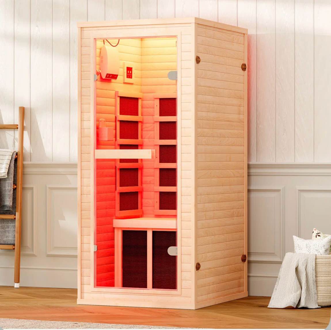 Your Personat Wellness Pod Infrared Sauna Room, 930W/120V Canadia