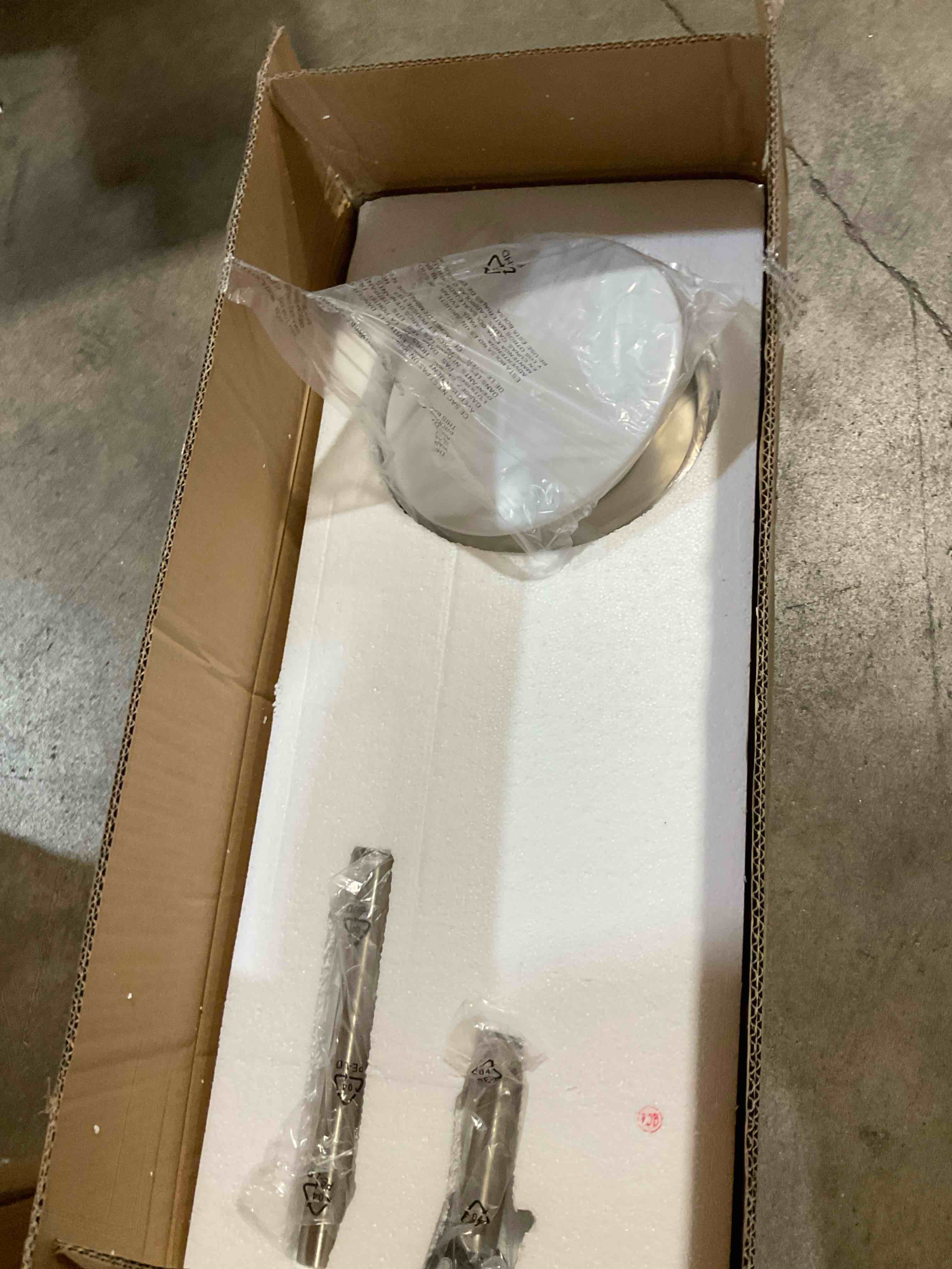 Condition photo showing New/Like New for large ceiling fans with lights and remote - 62 inch brushed nickel ceiling fan with light, quiet dc motor, 3 cct, modern dimmable lighting & ceiling fans for living room patio,indoor/outdoor
