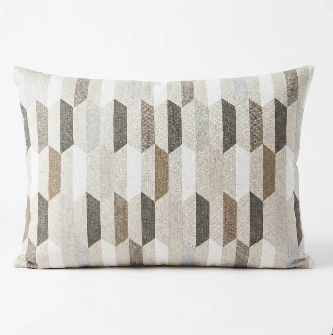 Gladstone Tiles Luxury Rectangular Cotton Pillow Cover & Insert