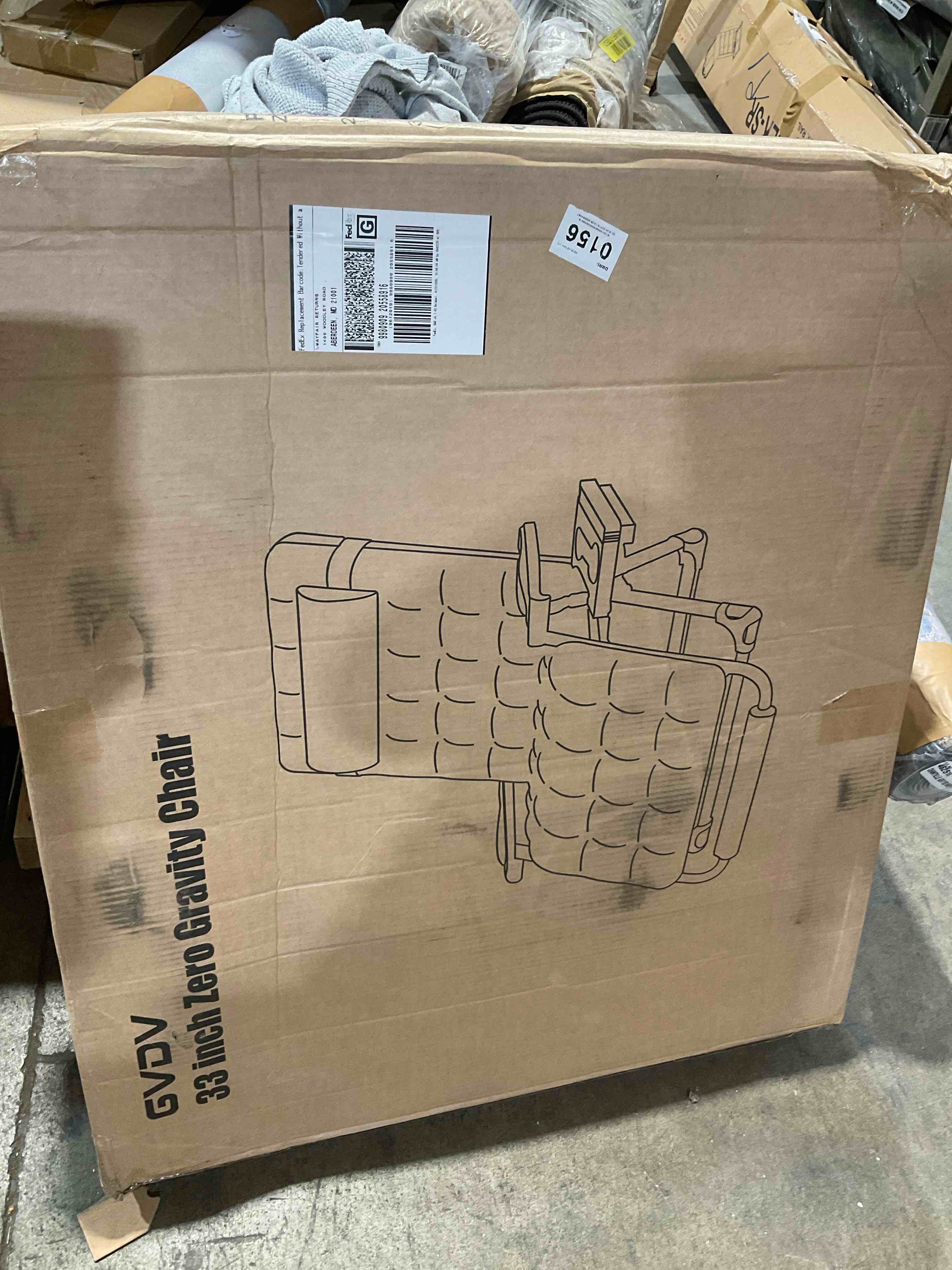 Condition photo showing New/Like New for slendor oversized zero gravity chairs xxl, 33in padded zero gravity lounge chair, lawn recliner, folding patio reclining chair w/aluminum alloy lock, headrest, cup holder, support 500lbs, black