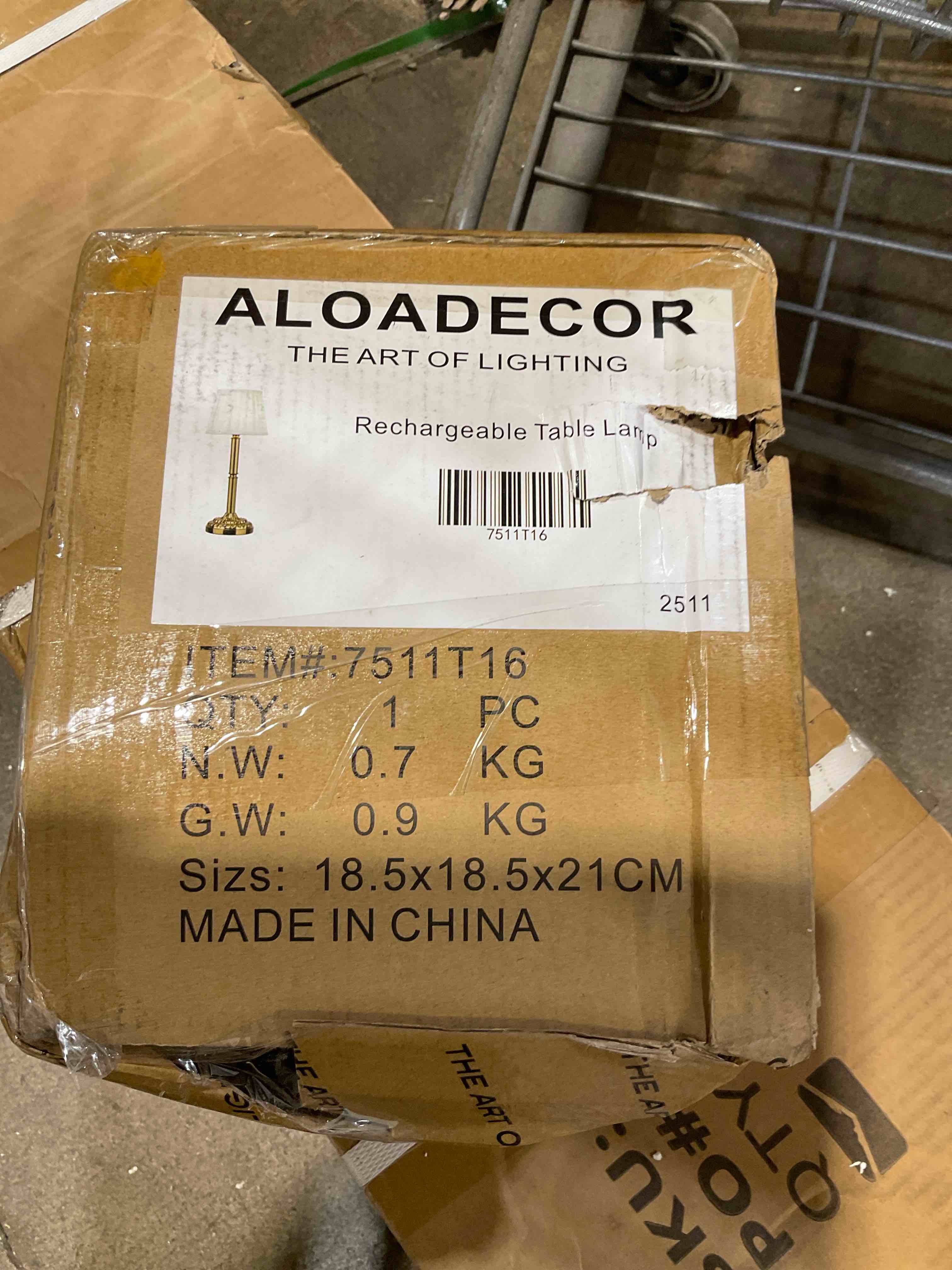 Condition photo showing Good Condition for aloadecor h16 inch elegant led table lamp in brass glam small cordless desk lamp wih touch control and 3 way classic elegant dimmable rechargeable led nightstand lamp with fabric shade
