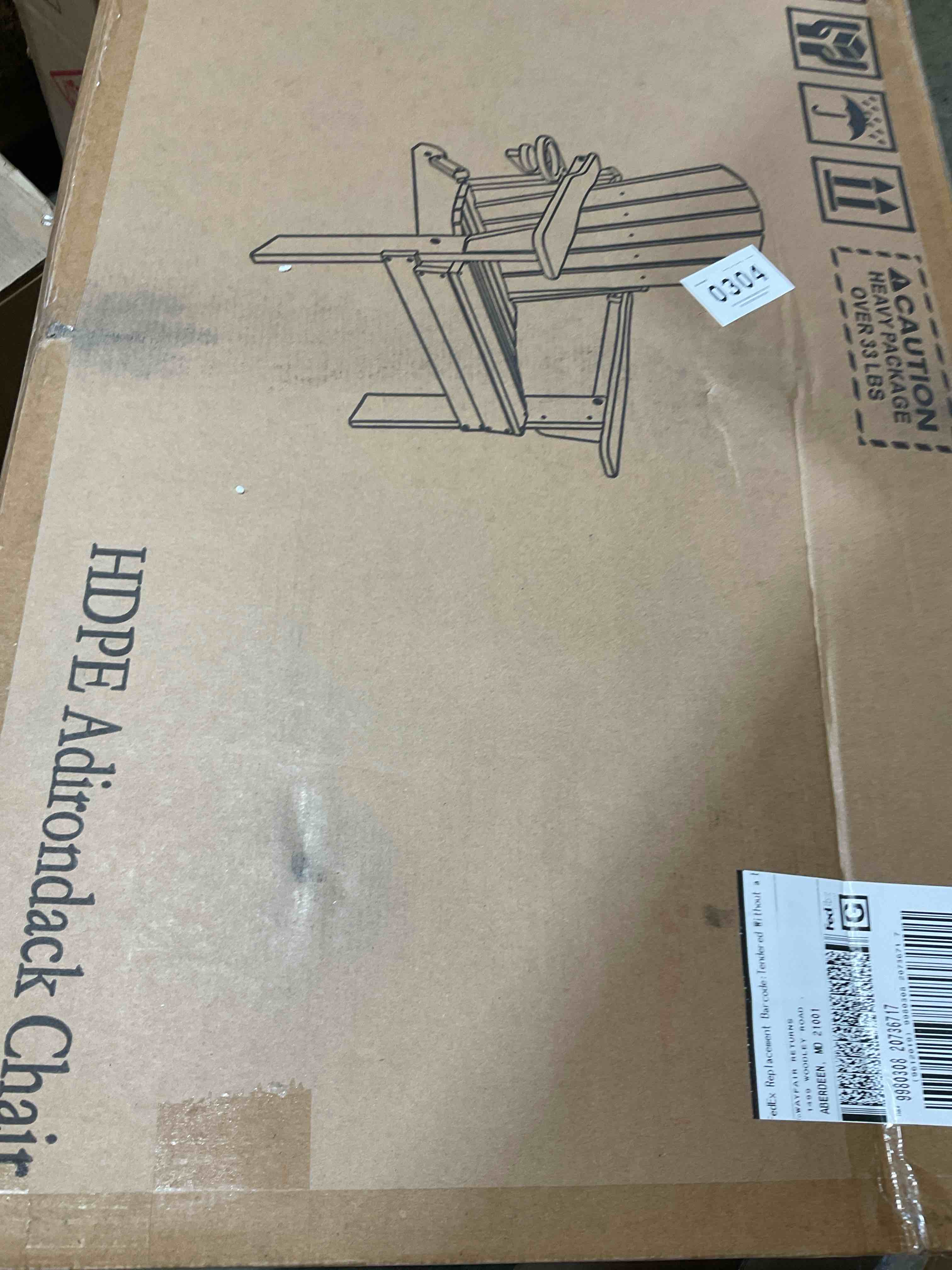 Condition photo showing New/Like New for folding adirondack chair wood texture, hdpe higher back plastic adirondack chairs with cup holder, weather resistant composite chair for outdoor, patio, lawn, garden, fire pit chairs (black)