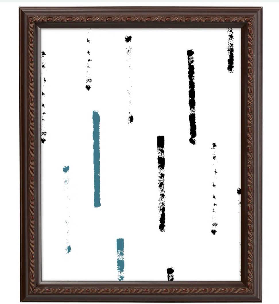 Garrido Wood Embossed Picture Frame.
