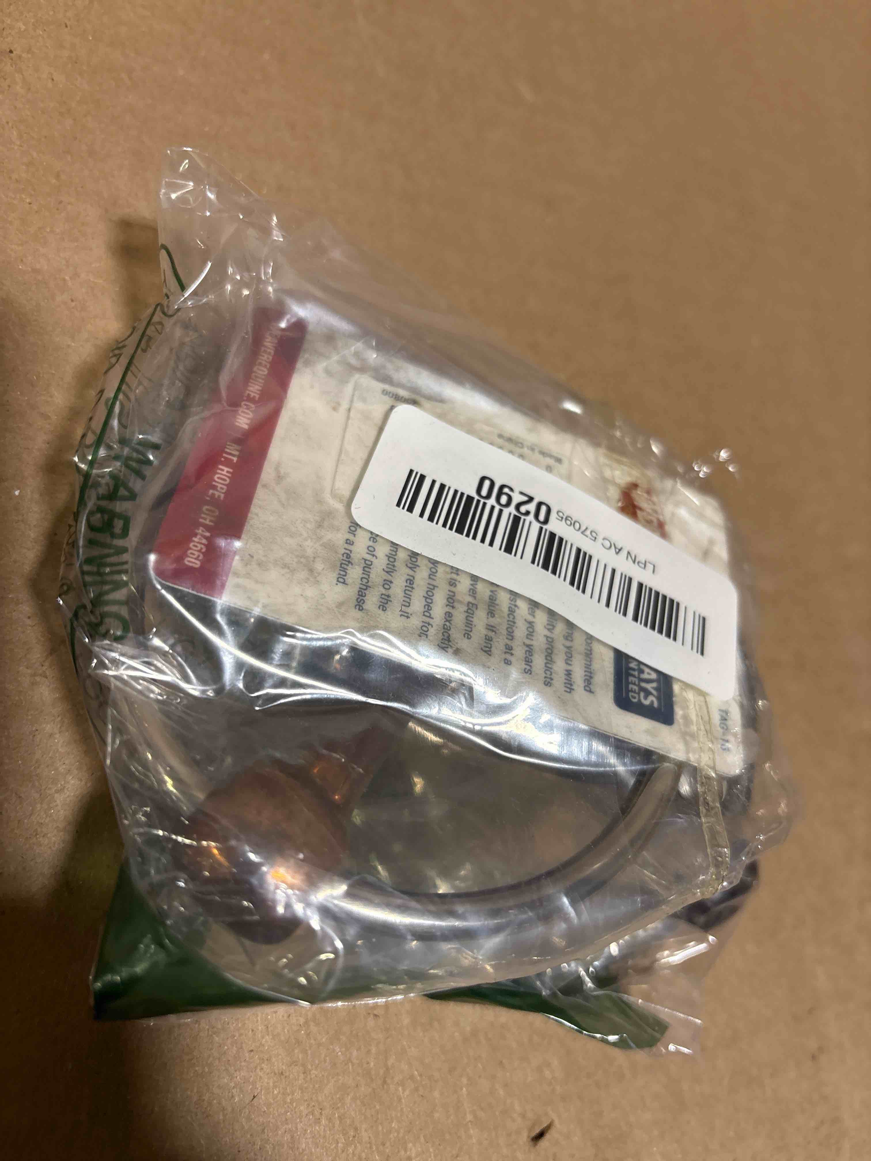 Condition photo showing New/Like New for Weaver Leather Professional Ring Snaffle Bit