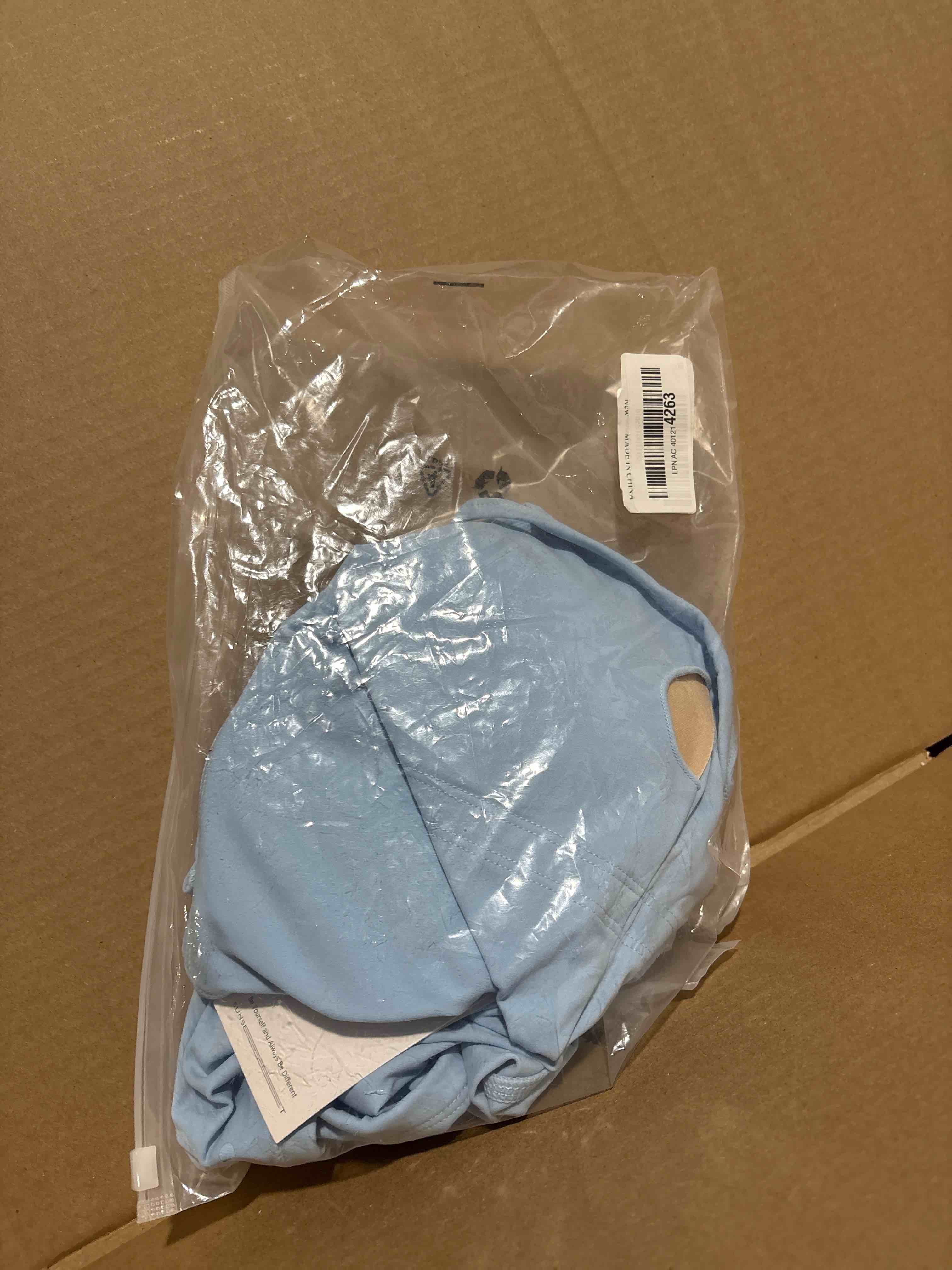 Condition photo showing New/Like New for QBGJTD Two Piece Workout Sets For Women Tank Top Matching High Waist Booty Lifting Shorts Gym Yoga Active Wear Outfits Small Blue