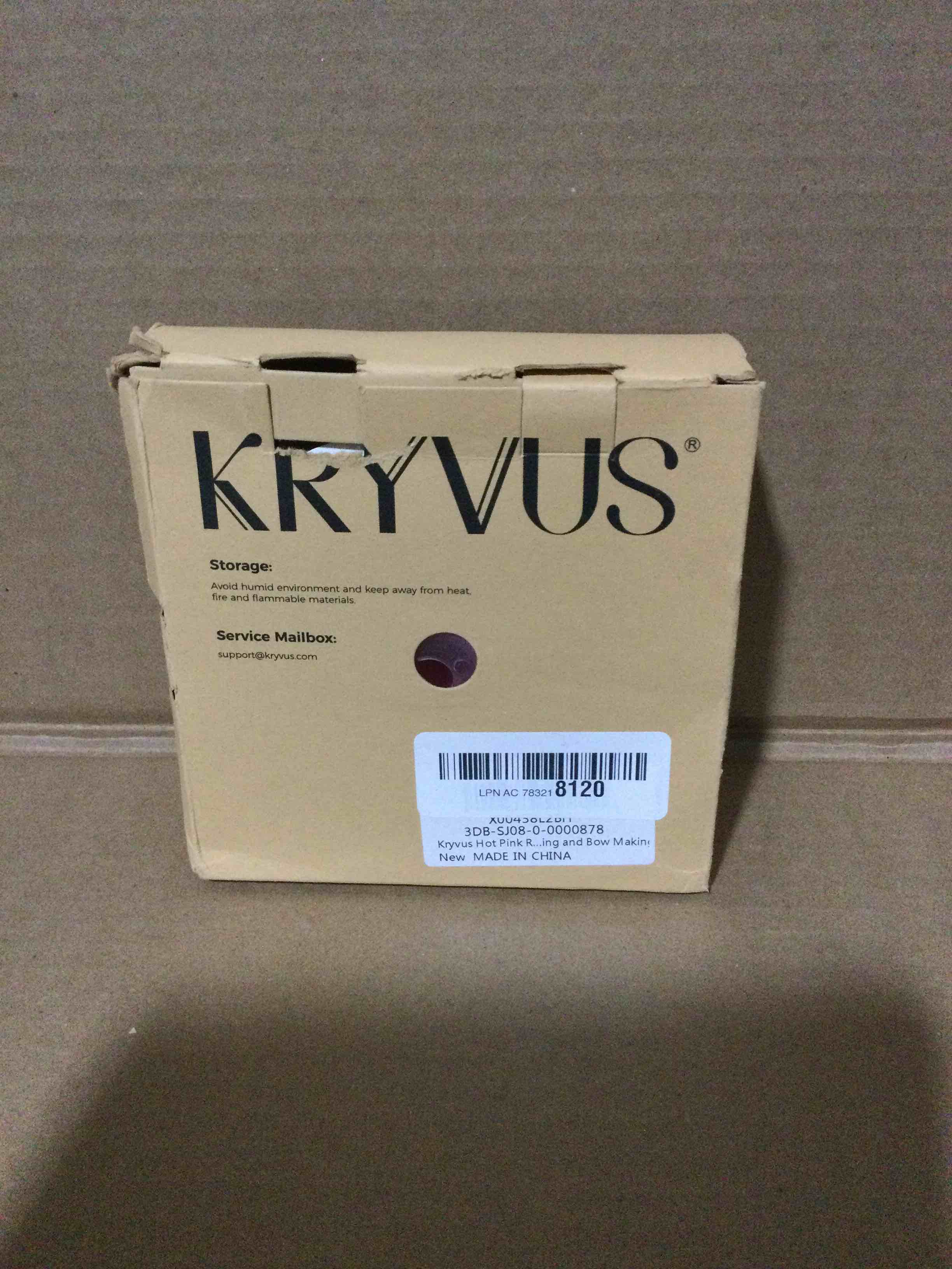 Condition photo showing New/Like New for Kryvus Hot Pink Ribbon, Grosgrain Ribbon 1-1/2 Inch x Continuous 50 Yards, Hot Pink Grosgrain Ribbon for Crafts, Gift Wrapping, Hair Accessories, Wedding Decor, Sewing and Bow Making Pink Hot 1-1/2" x 50 Yards