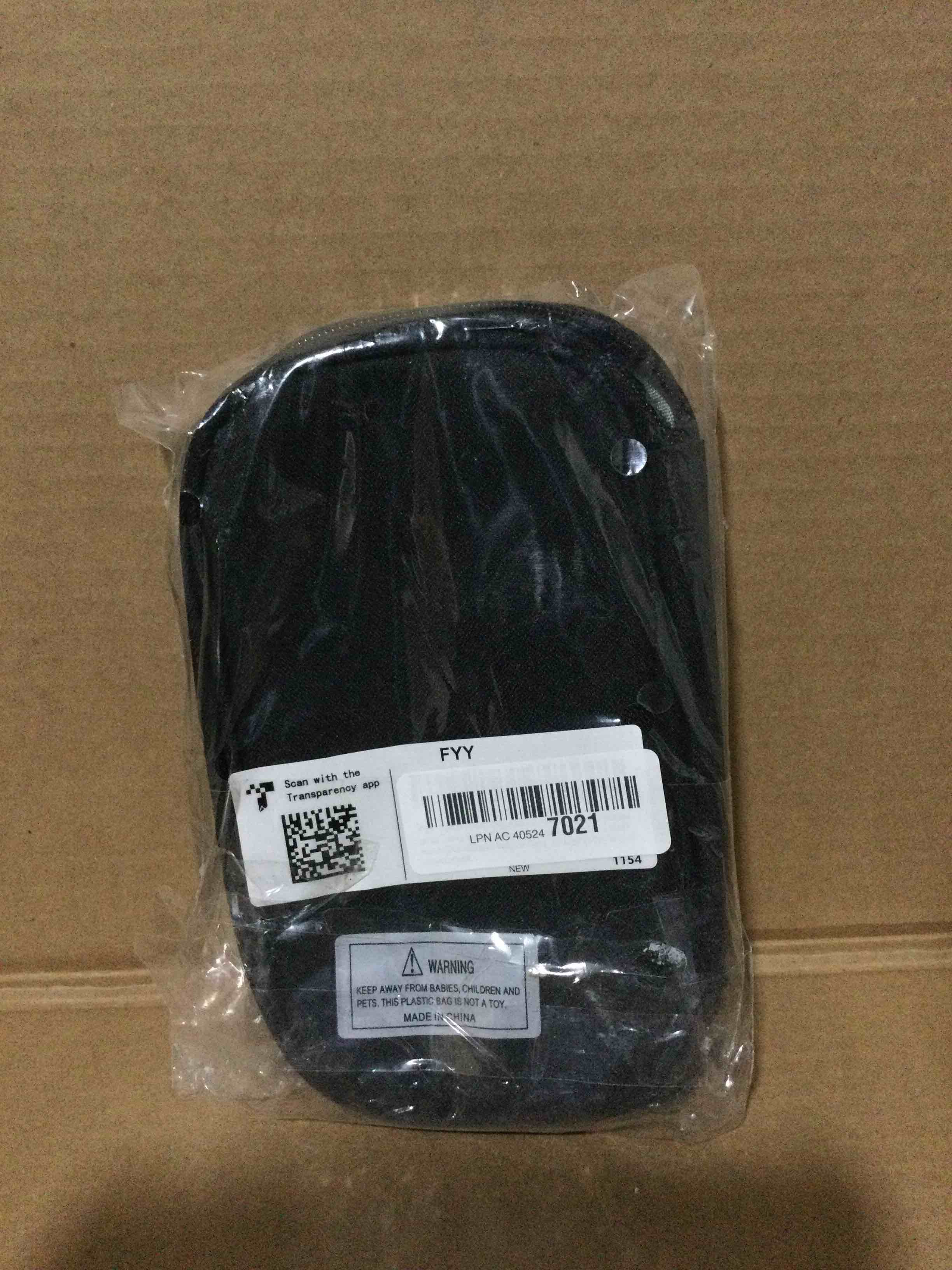 Condition photo showing New/Like New for FYY Travel Cable Organizer Pouch Electronic Accessories Carry Case Portable Waterproof Double Layers All-in-One Storage Bag for Cord, Charger, Phone, Earphone Black Small Black