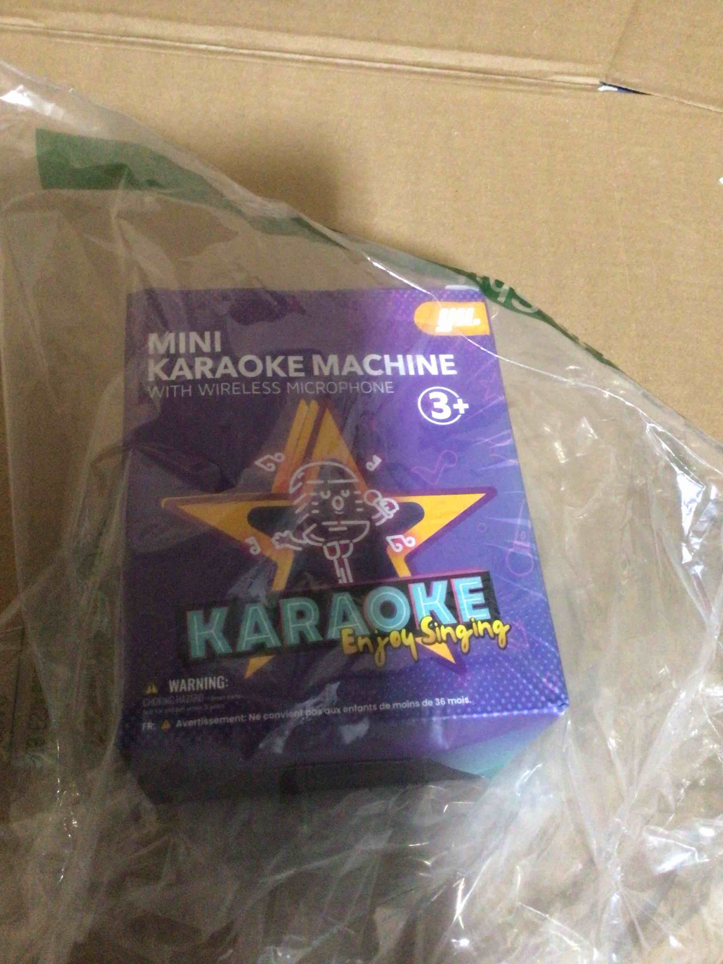 Condition photo showing New/Like New for Mini Karaoke Machine for Kids Adults, Bluetooth Speaker with 2 Wireless Microphones, TOP Christmas Birthday Gifts Toys for Girls Ages 3, 4, 5, 6, 7, 8, 9,10,11,12+ Years Old Toddler (Lightpink) P-ink 2 Mic