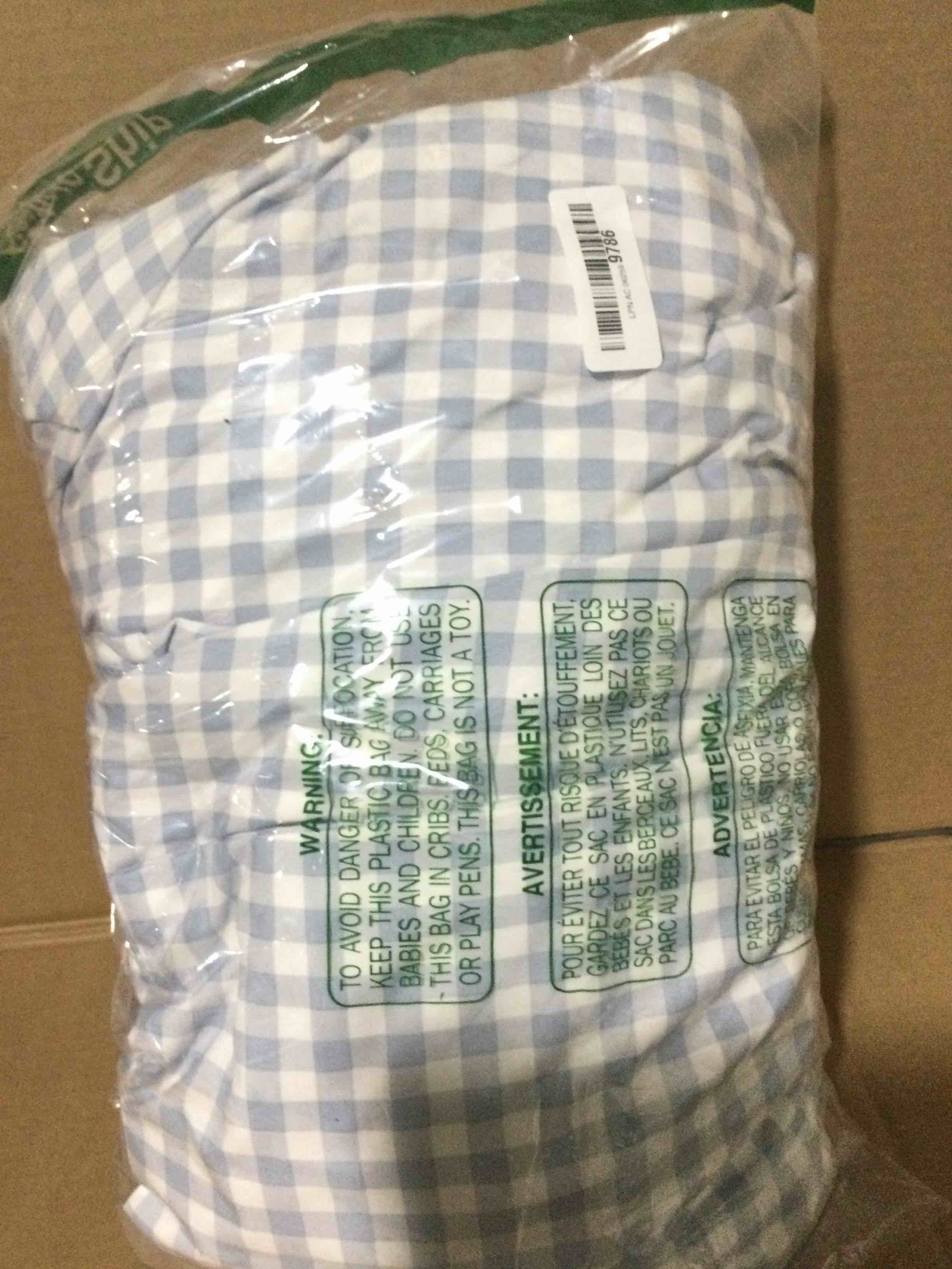 Condition photo showing New/Like New for Nayoroom Gingham Duvet Cover King Size Blue White Plaid Checkered Comforter Cover 3 Pcs Soft Breathable Washed Microfiber Grid Farmhouse Bedding Set with Pillow Shams Blue White Gingham King(No Comforter)