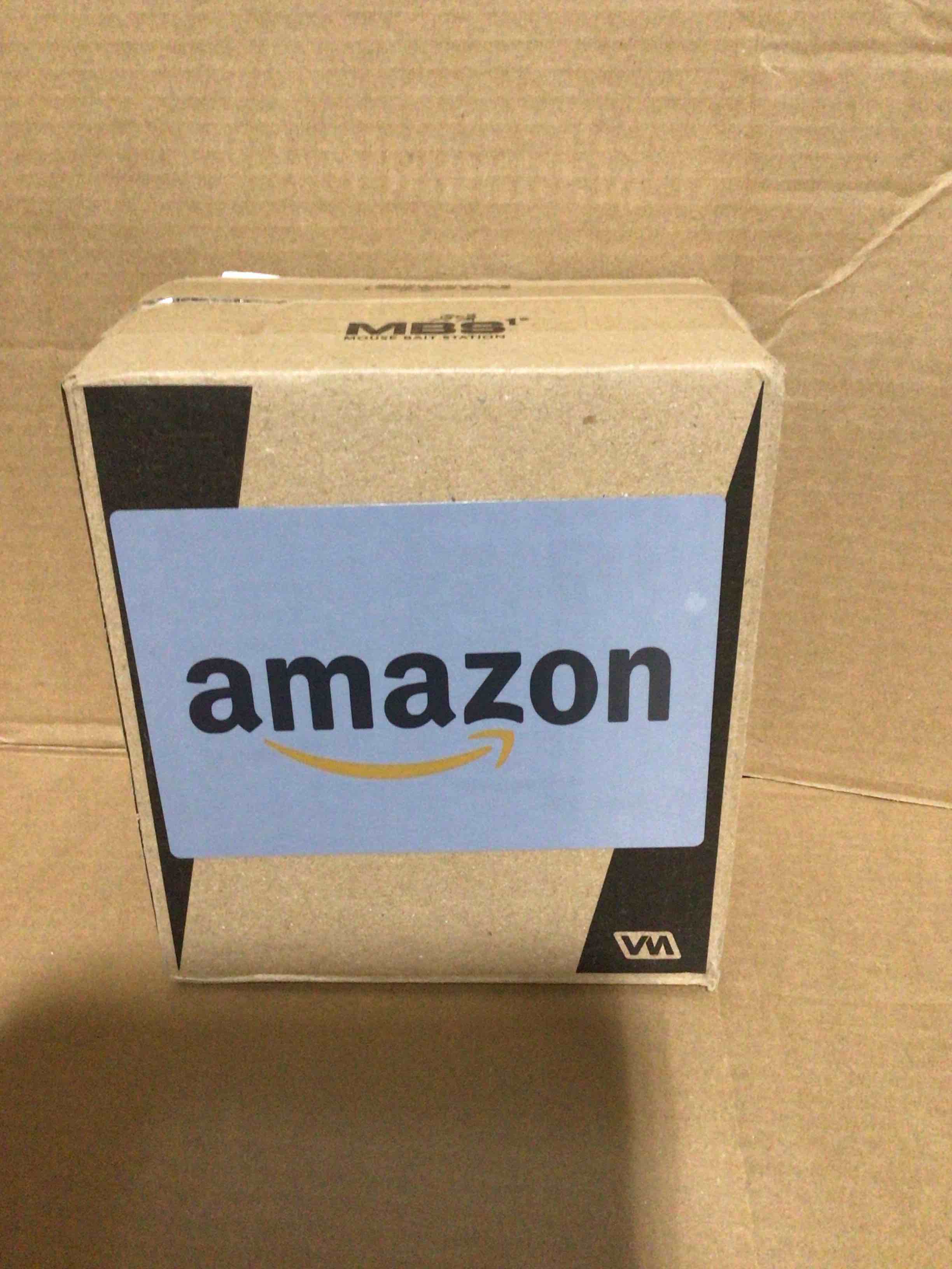 Condition photo showing New/Like New for Exterminators Choice Compact Mouse Bait Station - Heavy-Duty Outdoor Rat Bait Box - Lockable Design with Key - Versatile Indoor & Outdoor Use - Pack of 12, Black, 4.75in x 3.5in x 1.25in