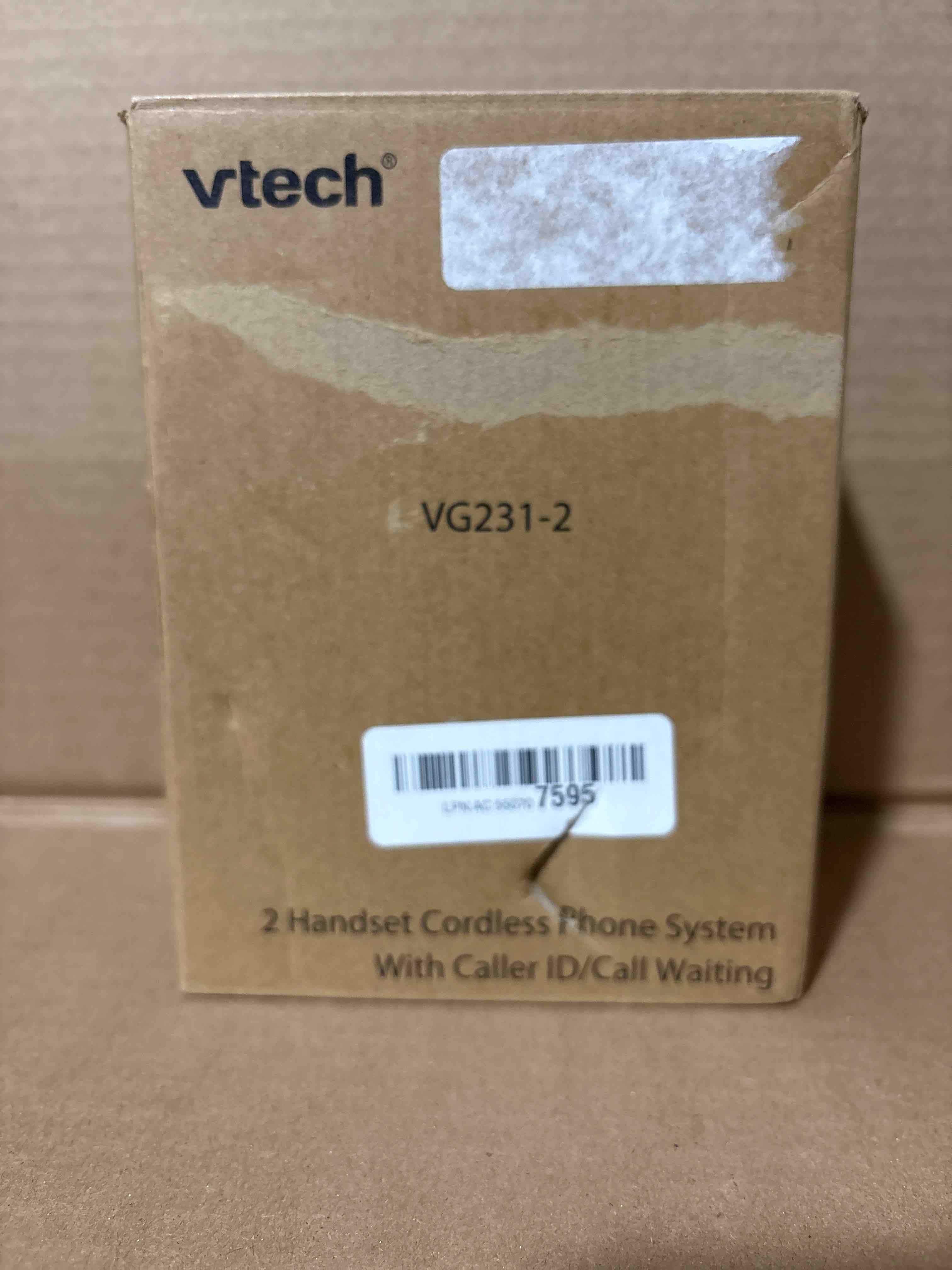 Condition photo showing New/Like New for VTech Cordless Phone 2-Handset with Large Display and Big Buttons, DECT 6.0 with Caller ID/Call Waiting, Full Duplex Speakerphone, ECO Mode, Last 10 Number Redial, Easy to Use,VG231-2 Caller ID 2 Handsets