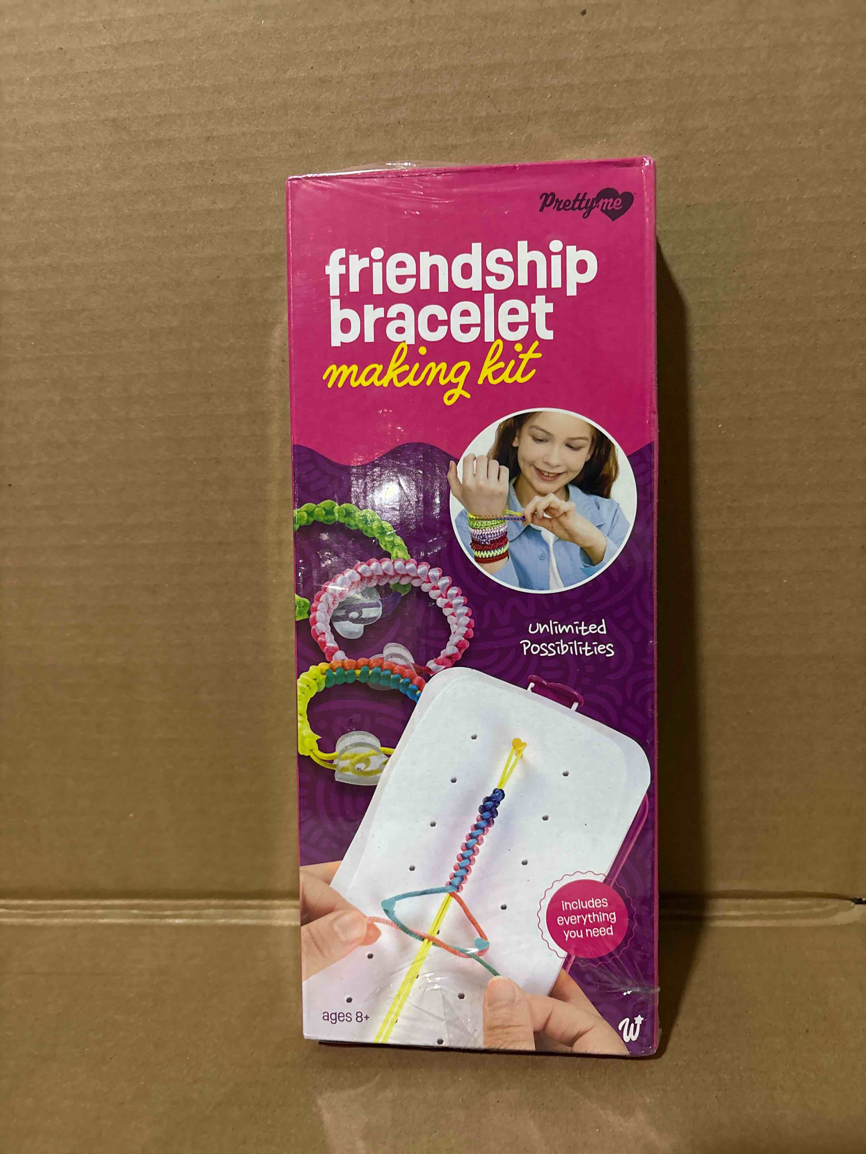 Condition photo showing New/Like New for Pretty Me Friendship Bracelet Making Kit for Girls - Crafts for Girl - String Bracelets Maker - Gifts for 8-12 Year Old Kid - Birthday Gift Ideas & Kits Toys Ages 8, 9, 10, 11, 12 - Kids Age 8-12 Olds