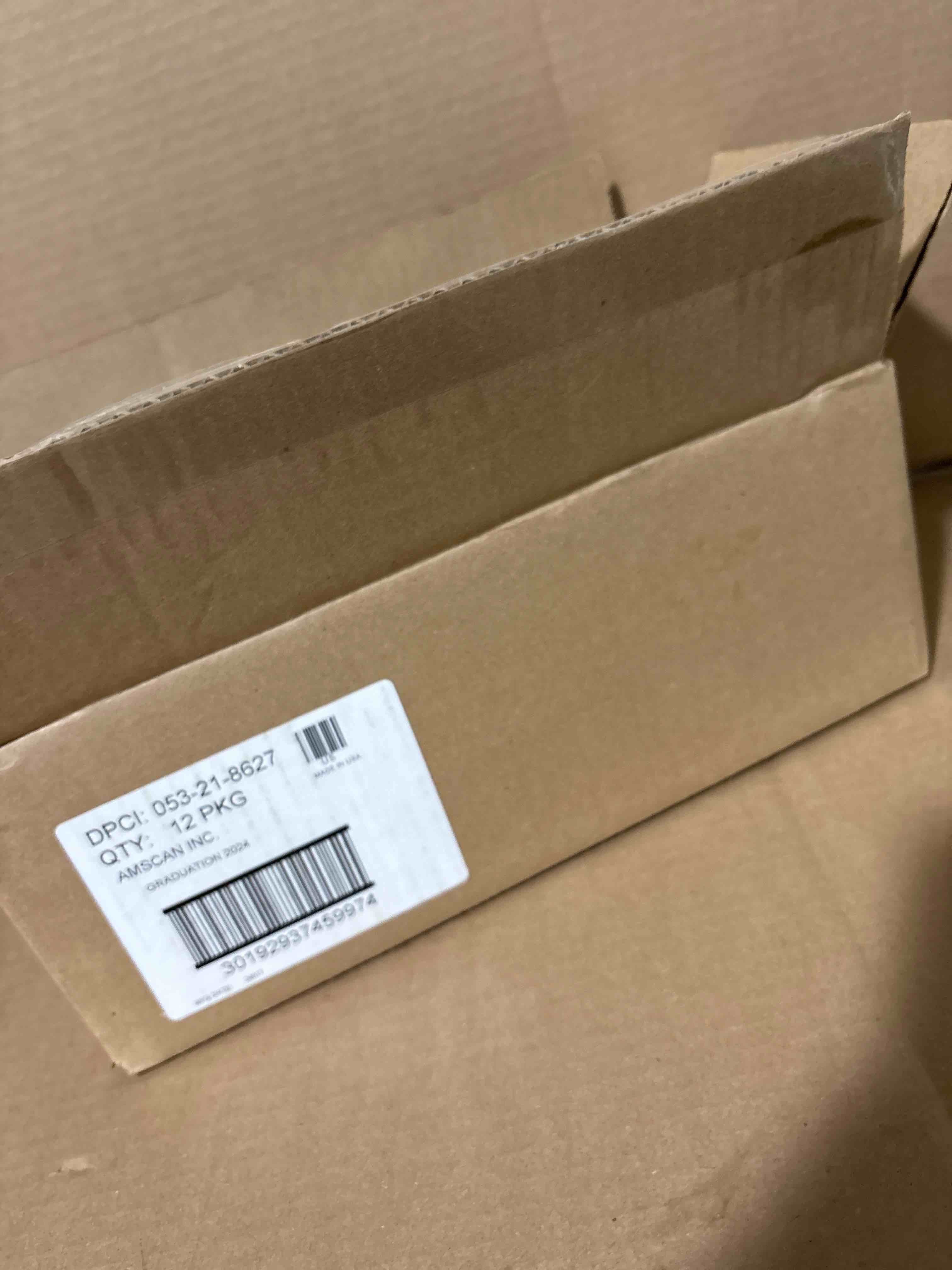 Condition photo showing New/Like New for box of 12 graduation Lunch Napkins - Spritz™