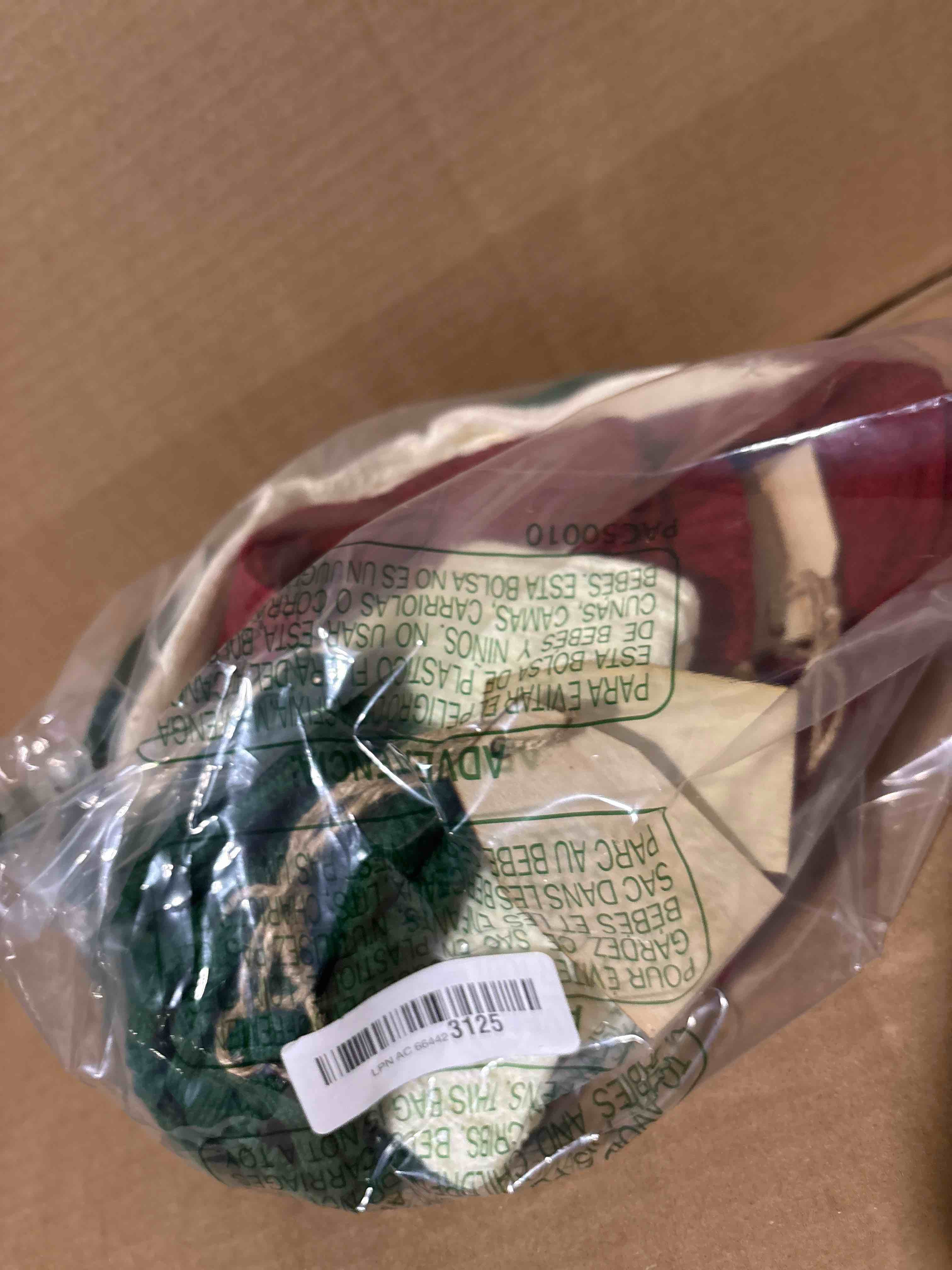 Condition photo showing New/Like New for JOYIN 6 Pcs 18'' Christmas Stockings Large Size Knitted Stocking Set in Burgundy Red Green & Ivory with Writable Wooden Name Tags Decorations Family Holiday Xmas Party Decor
