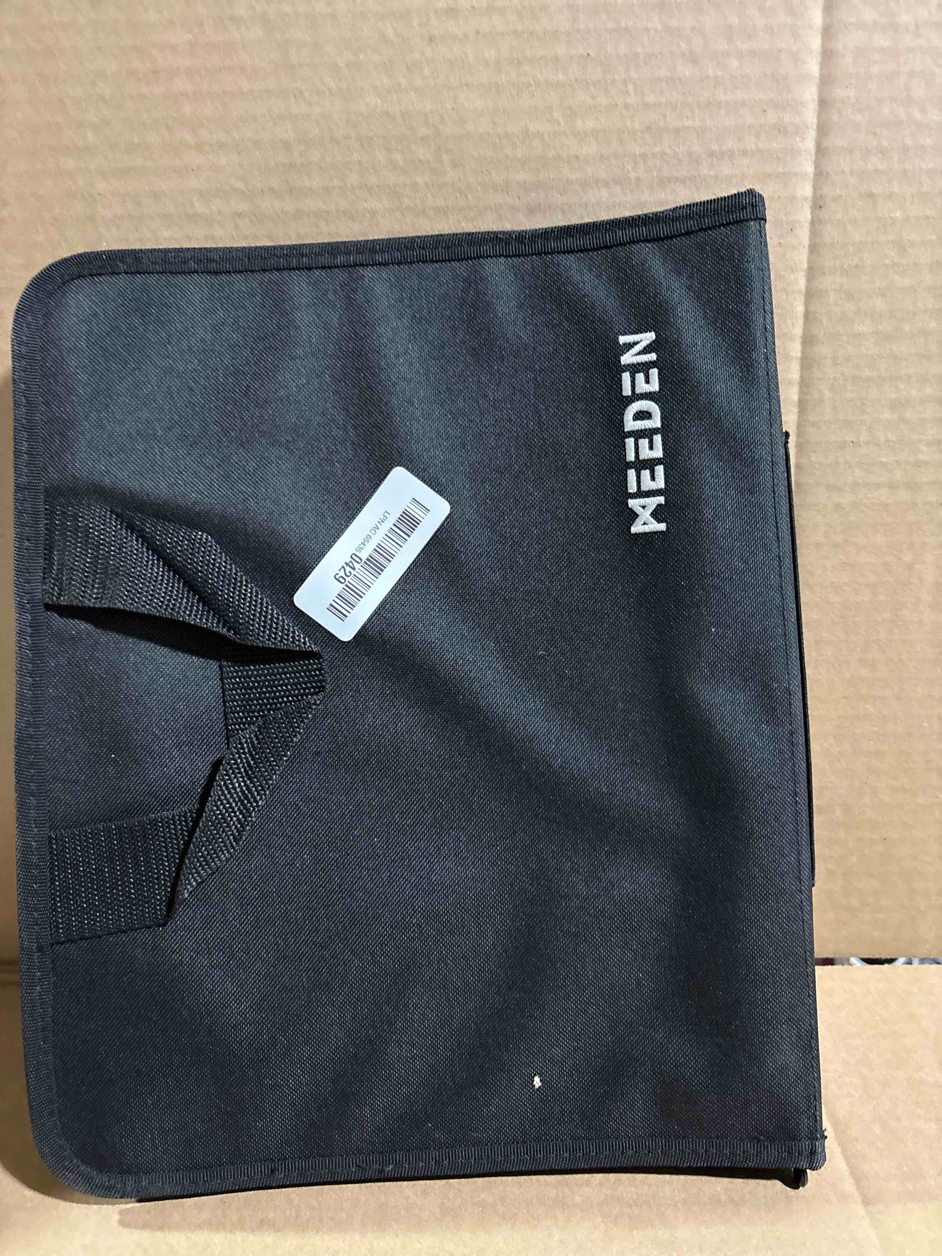 Condition photo showing New/Like New for MEEDEN Sketch Bag: Portable Artist Sketch Portfolio Case for 9" x 12" Sketchbook & Watercolor Pads - Zippered Art Travel Bag for Brushes, Pens, Pencils & Art Supplies