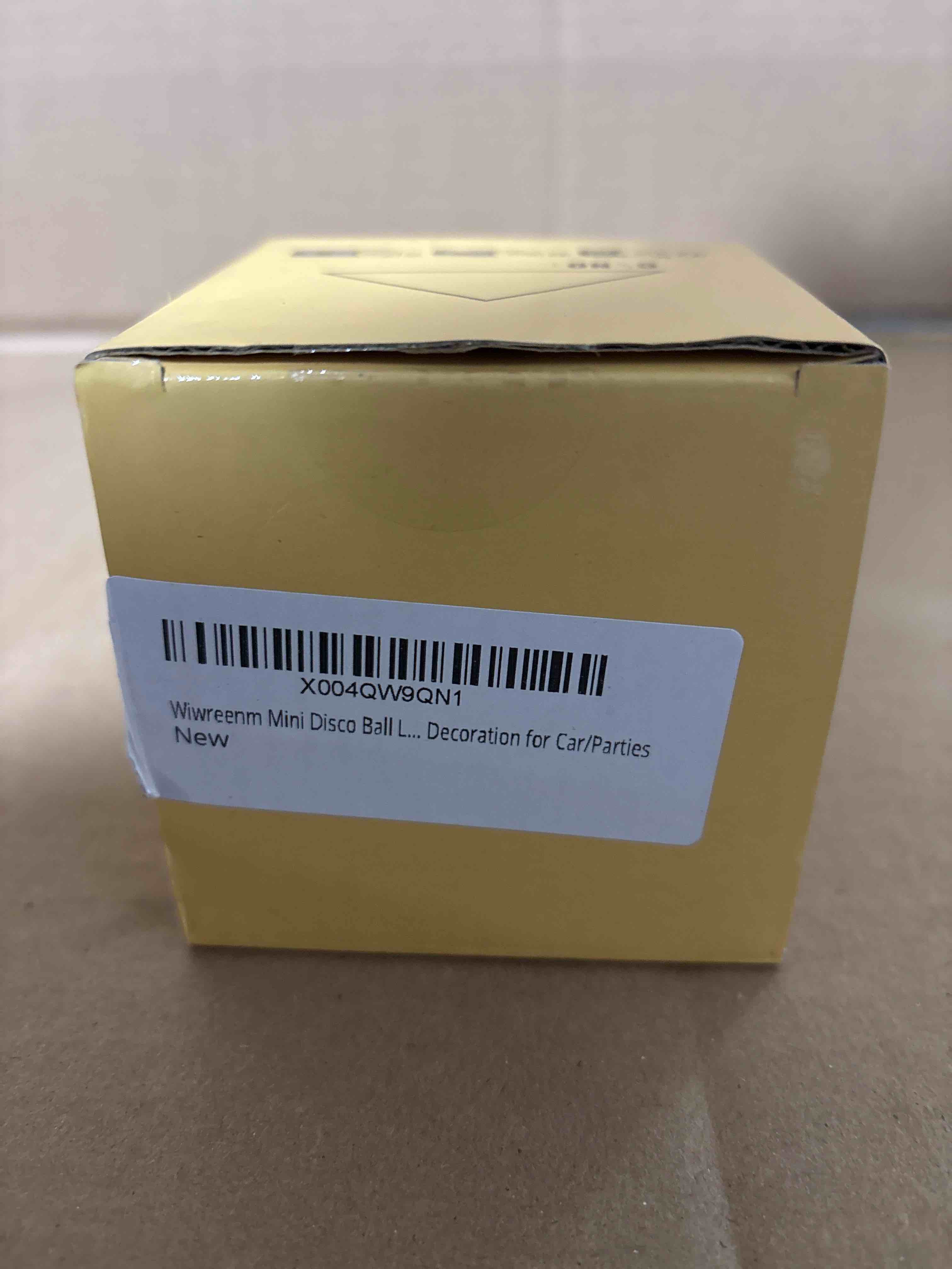 Condition photo showing New/Like New for Mini Disco Ball Light,Rechargeable Party Lights,Sound Activated Strobe DJ Light,Portable Battery Operated,Night Lights Projector for Kids,Halloween,Disco Decoration for Car/Parties 1-PACK